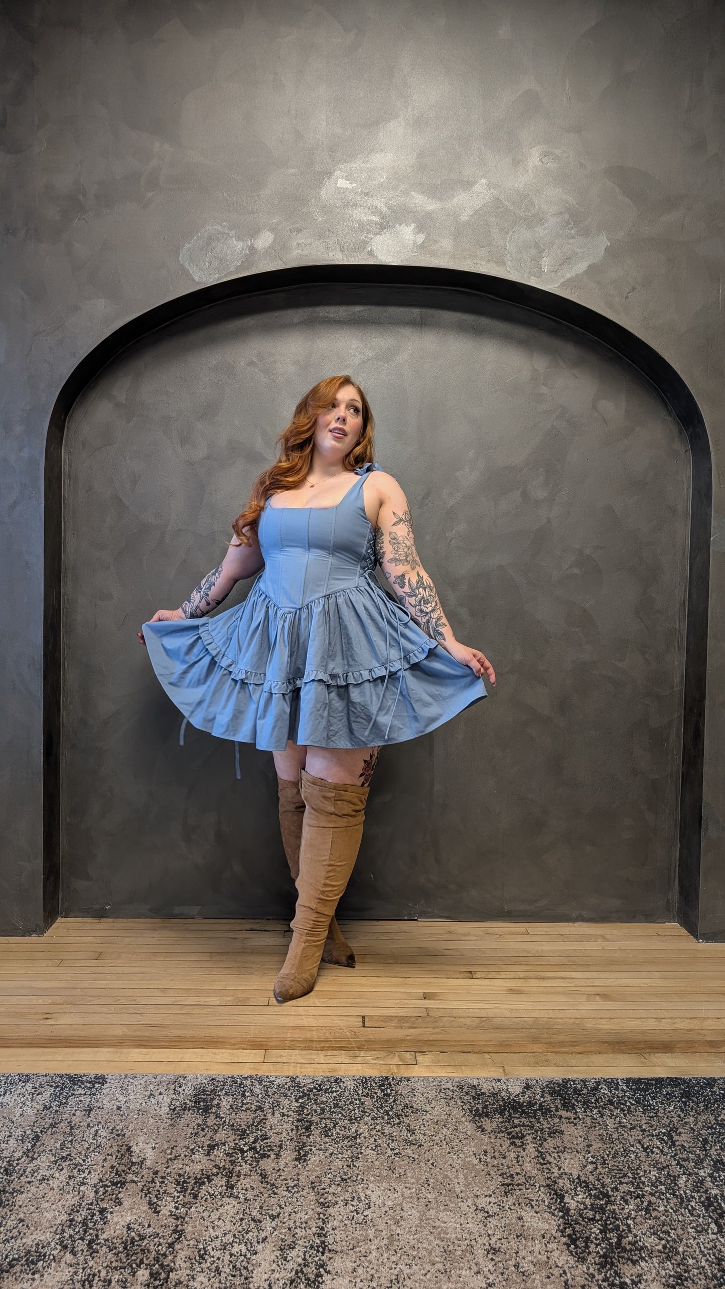 Sky Diana Mini Dress - Final Sale