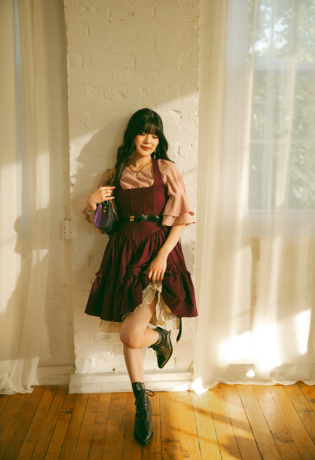 Diana Mini Dress Pre-Order - Autumn Whimsy Colours