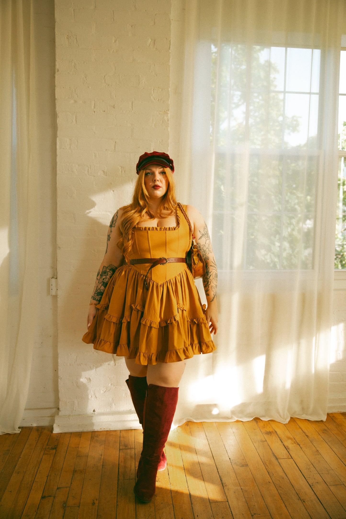 Carmilla Mini Dress Pre-Order - Autumn Whimsy Colours