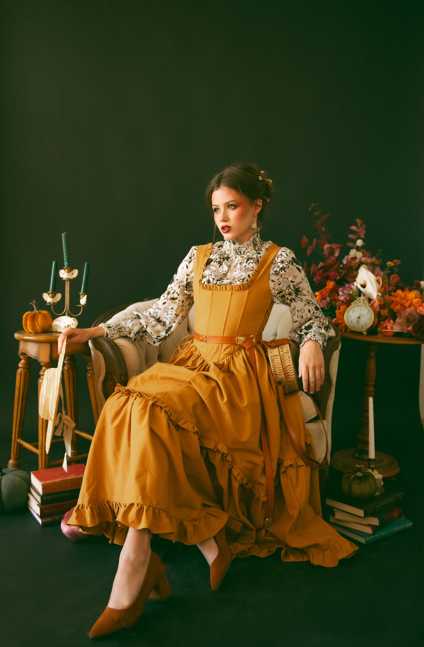 Goldenrod Carmilla Dress - Autumn Whimsy - Final Sale