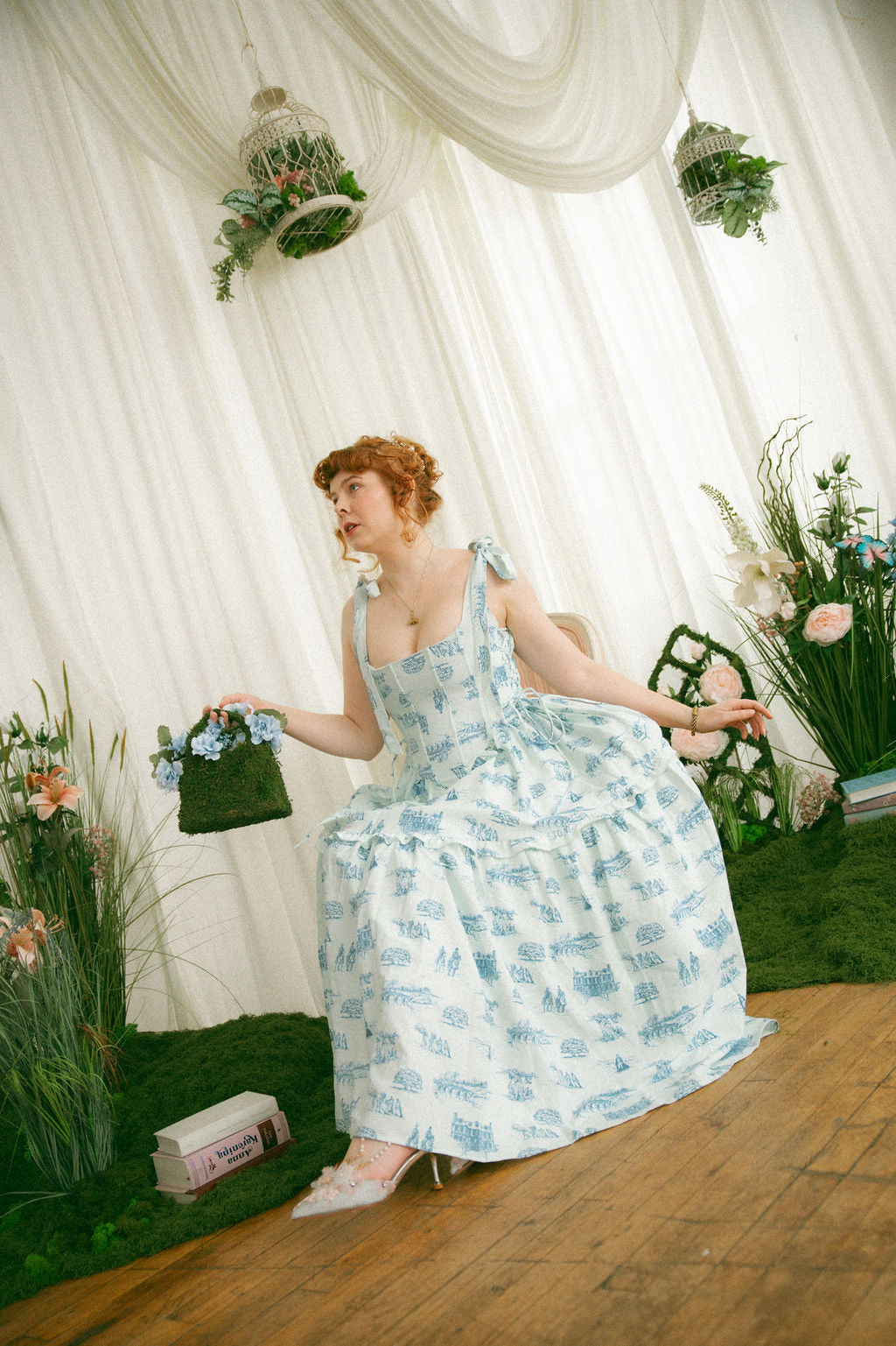 Final Sale - Toile Diana Dress - Pride & Prejudice Collection