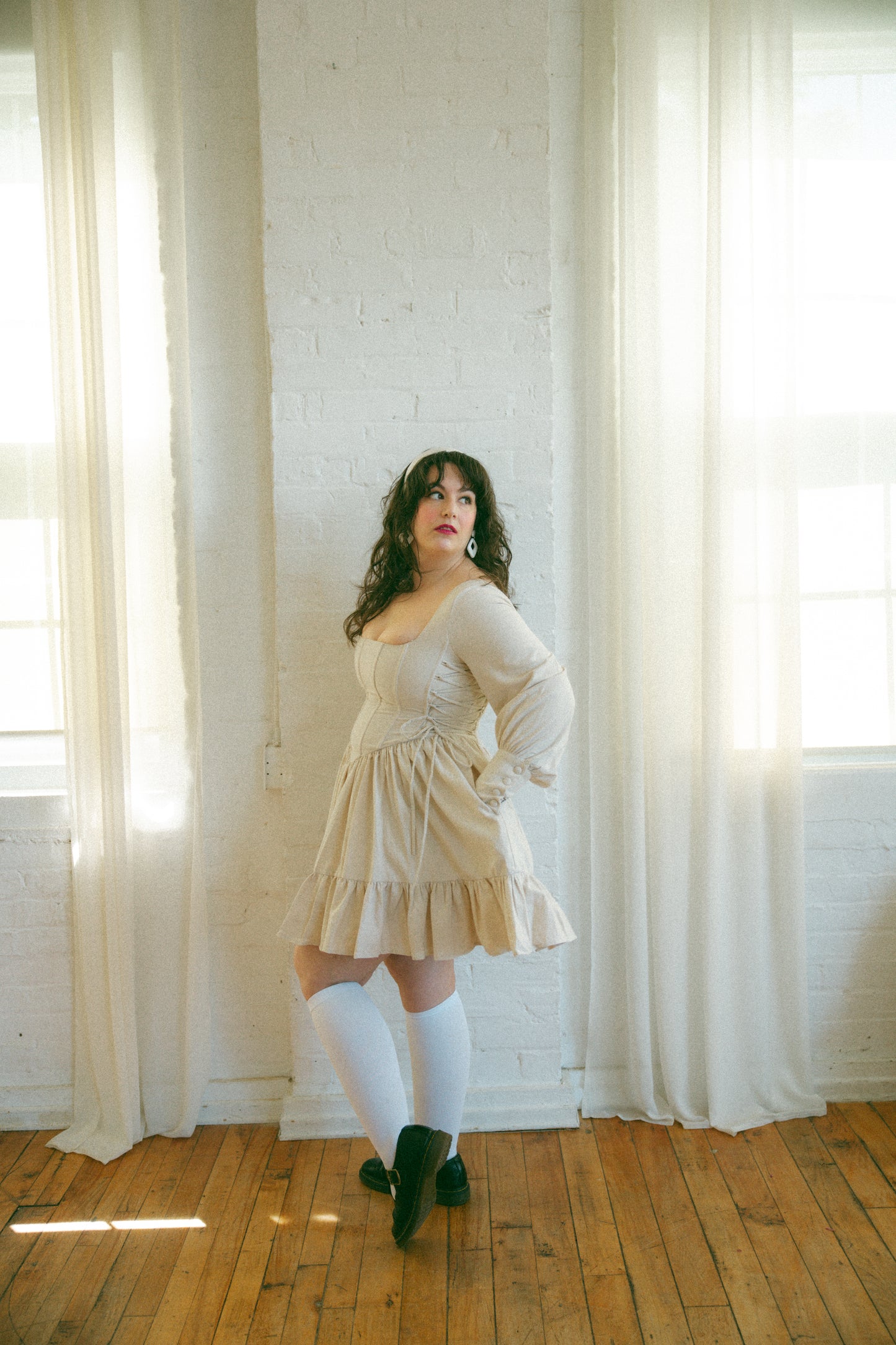 Linen Edith Mini Dress