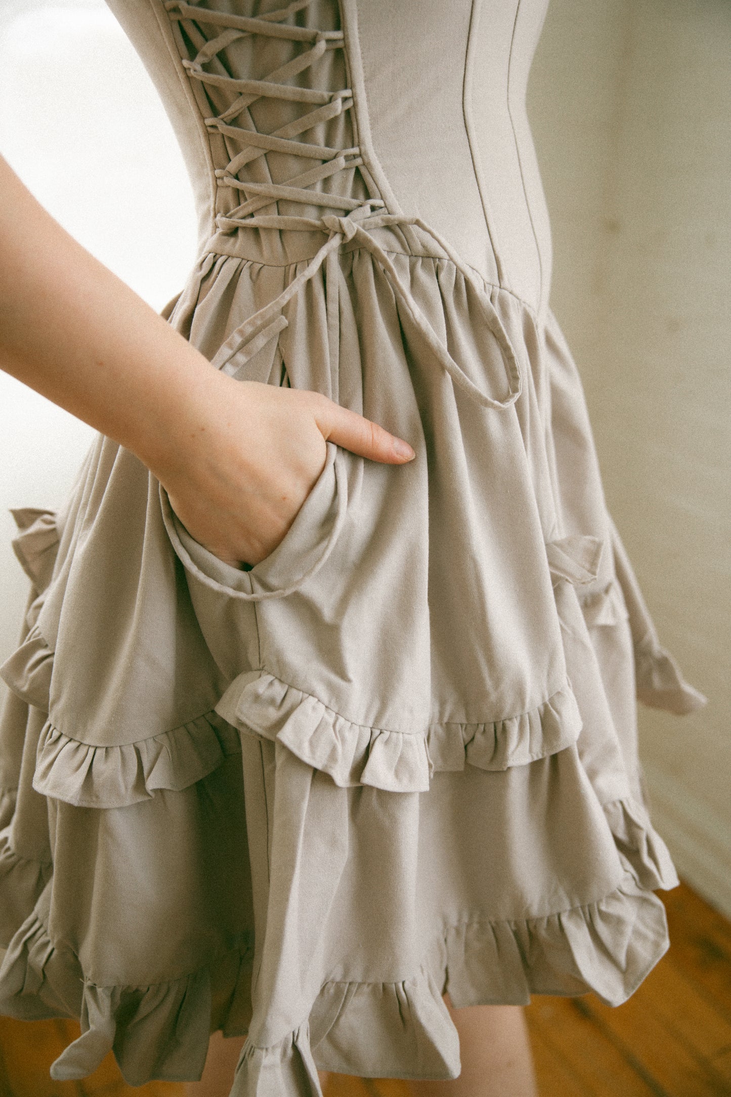 Pre-Order - Birch Carmilla Mini Dress