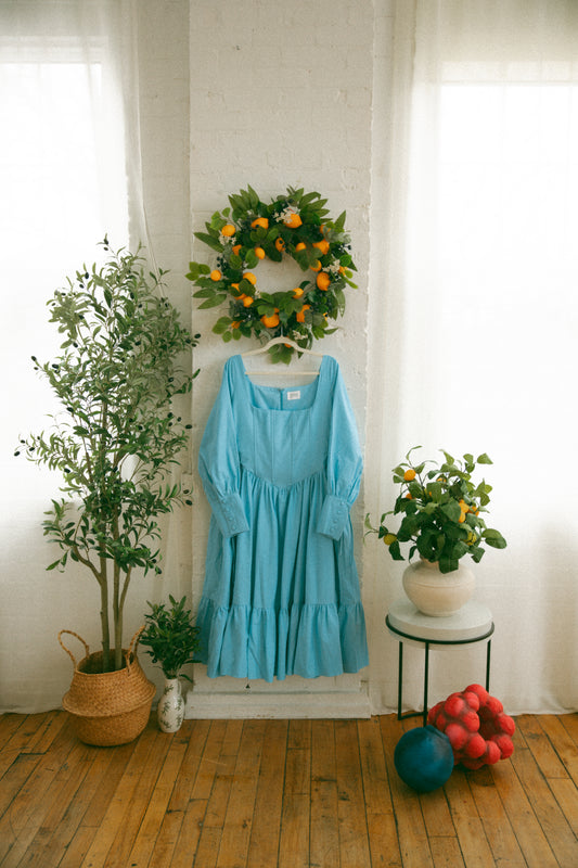 Pre-Order - Blueberry Edith Dress