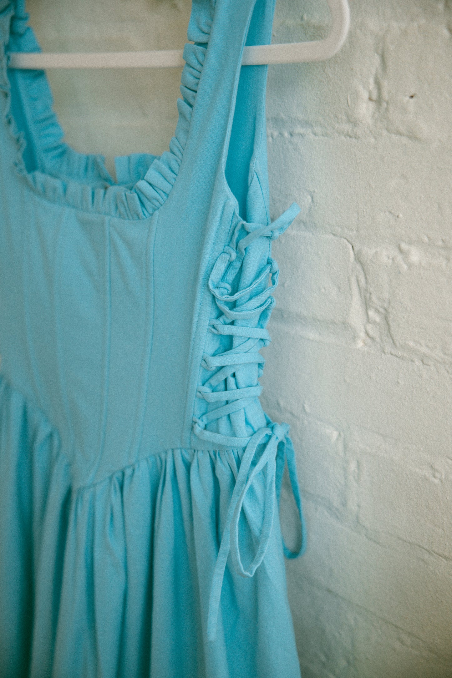 Pre-Order - Blueberry Carmilla Dress