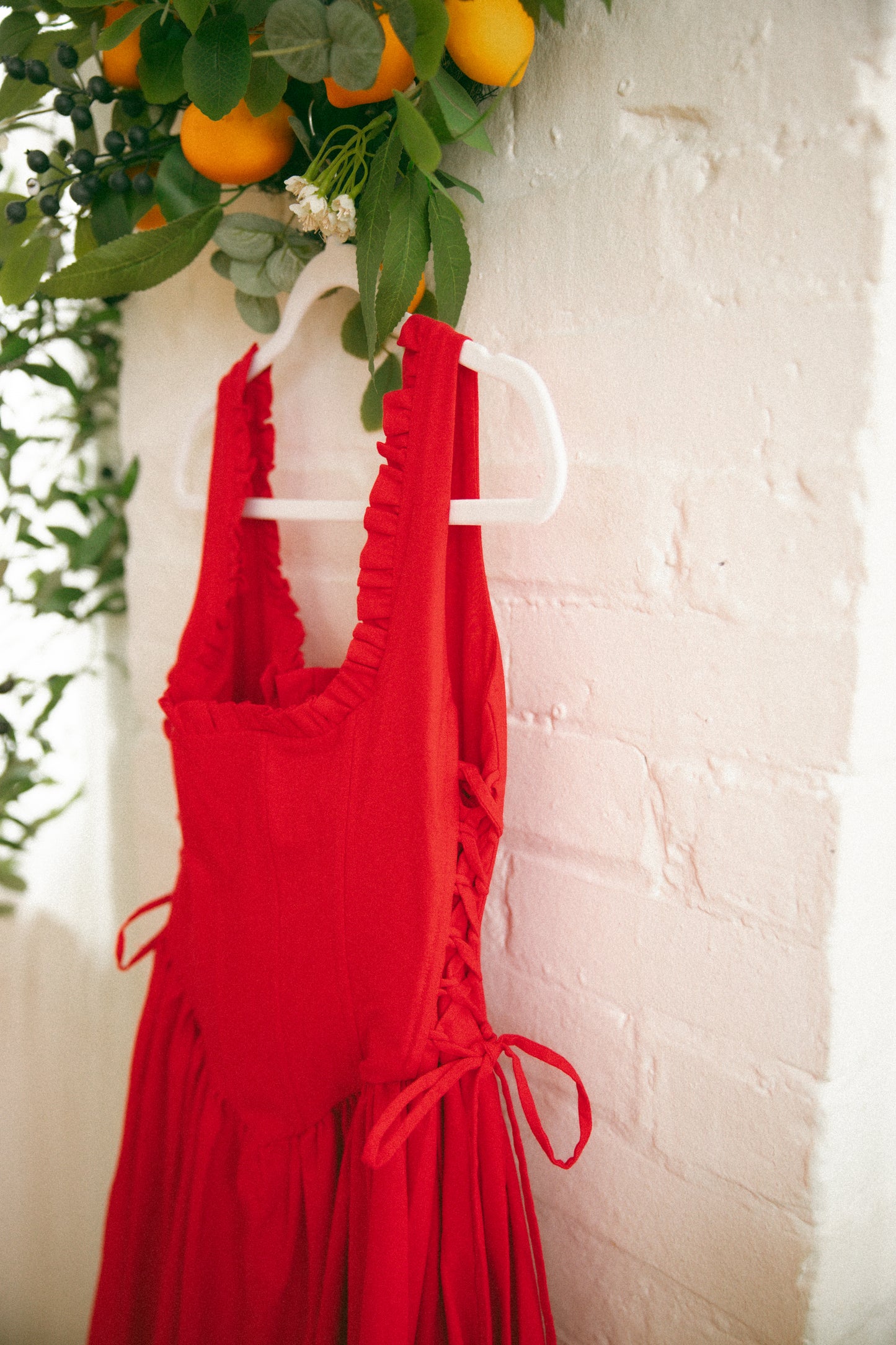 Raspberry Carmilla Dress