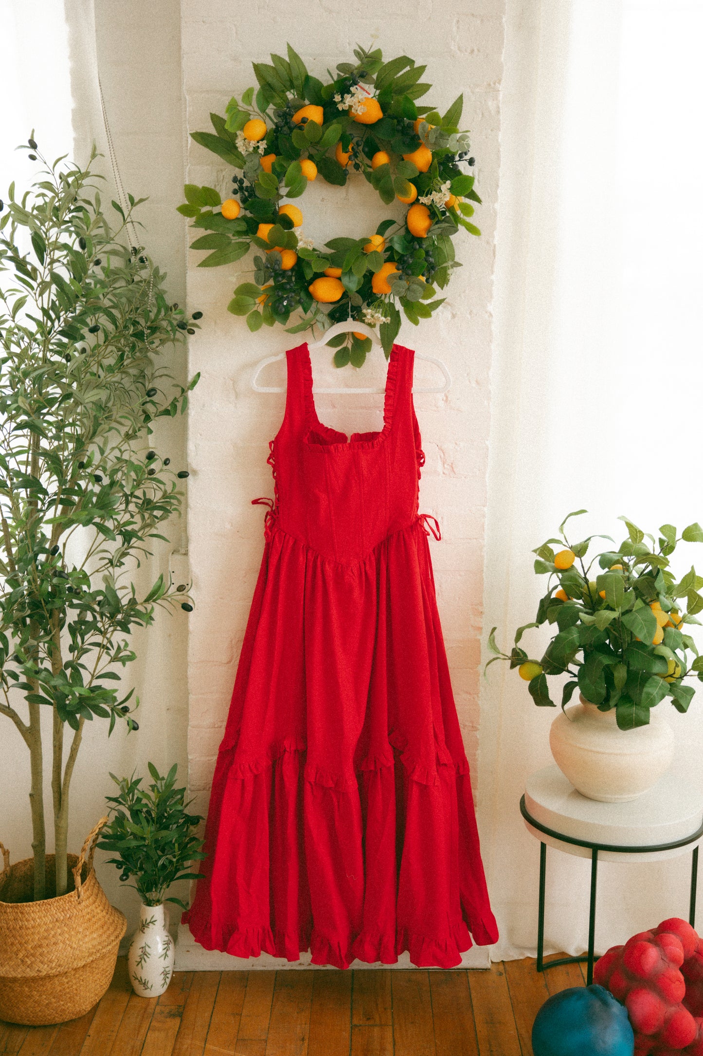 Raspberry Carmilla Dress