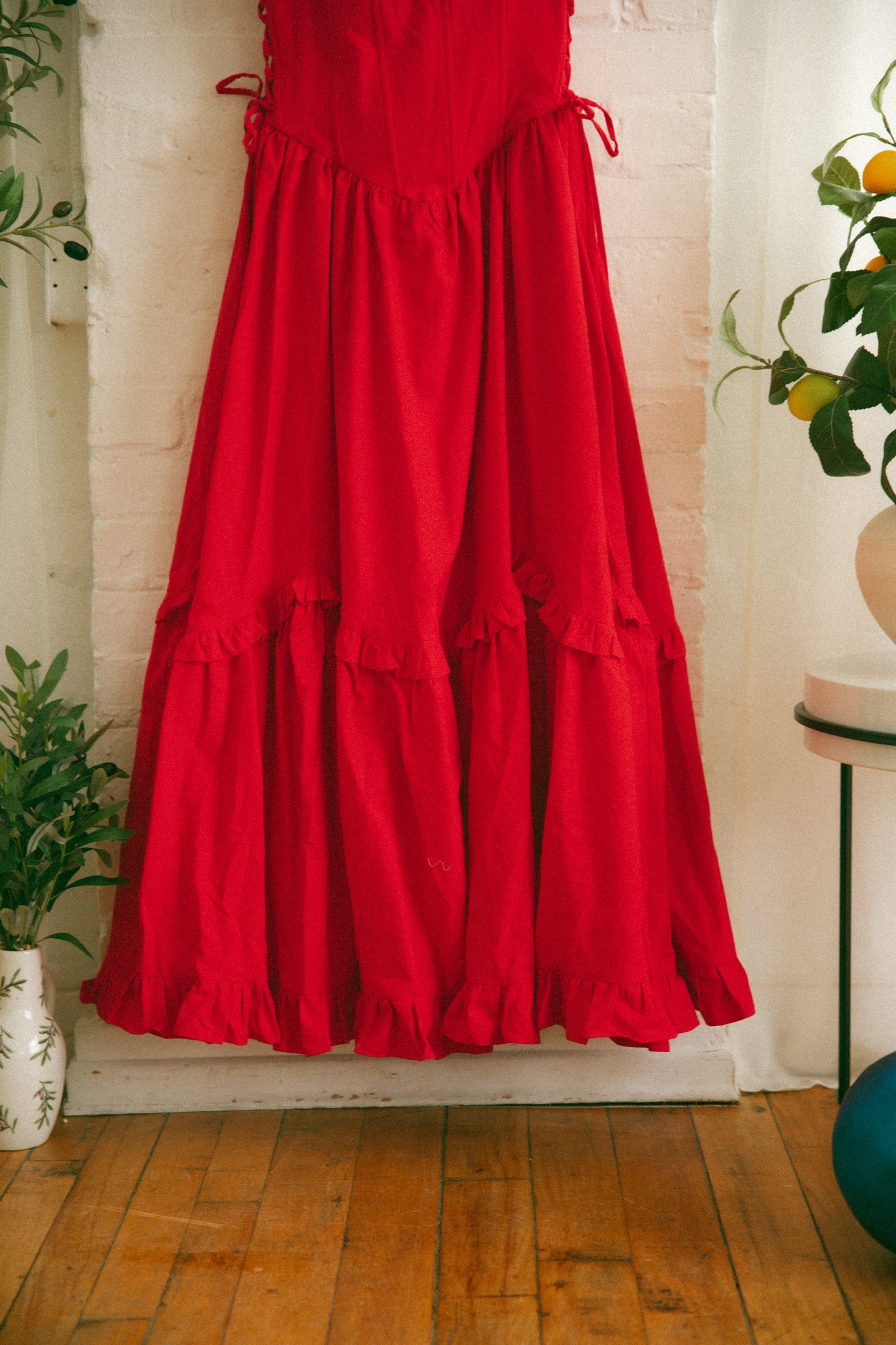 Raspberry Carmilla Dress