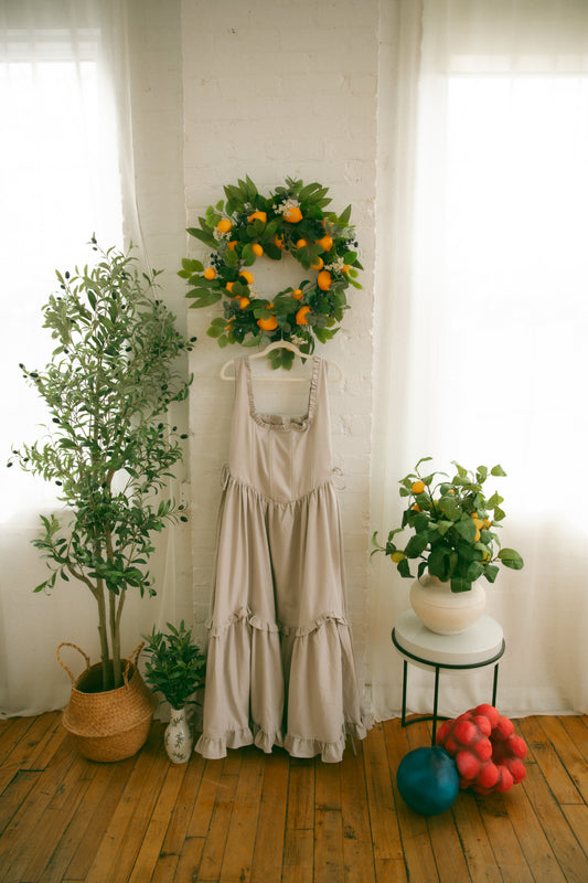 Pre-Order - Birch Carmilla Dress