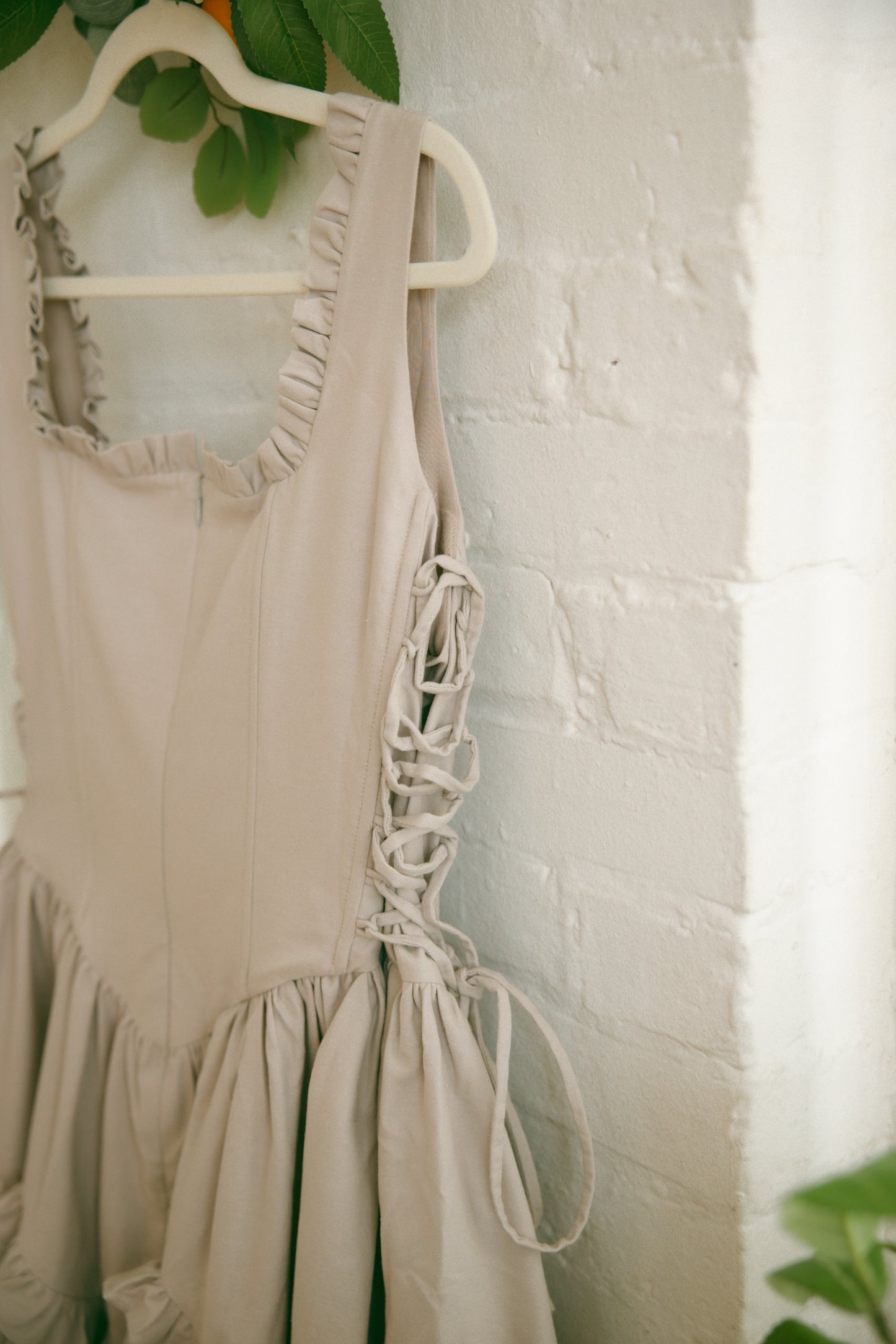 Pre-Order - Birch Carmilla Mini Dress