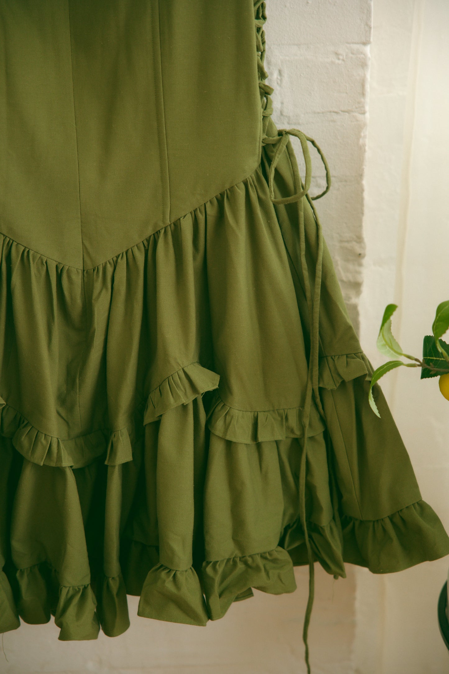 Pre-Order - Olive Carmilla Mini Dress