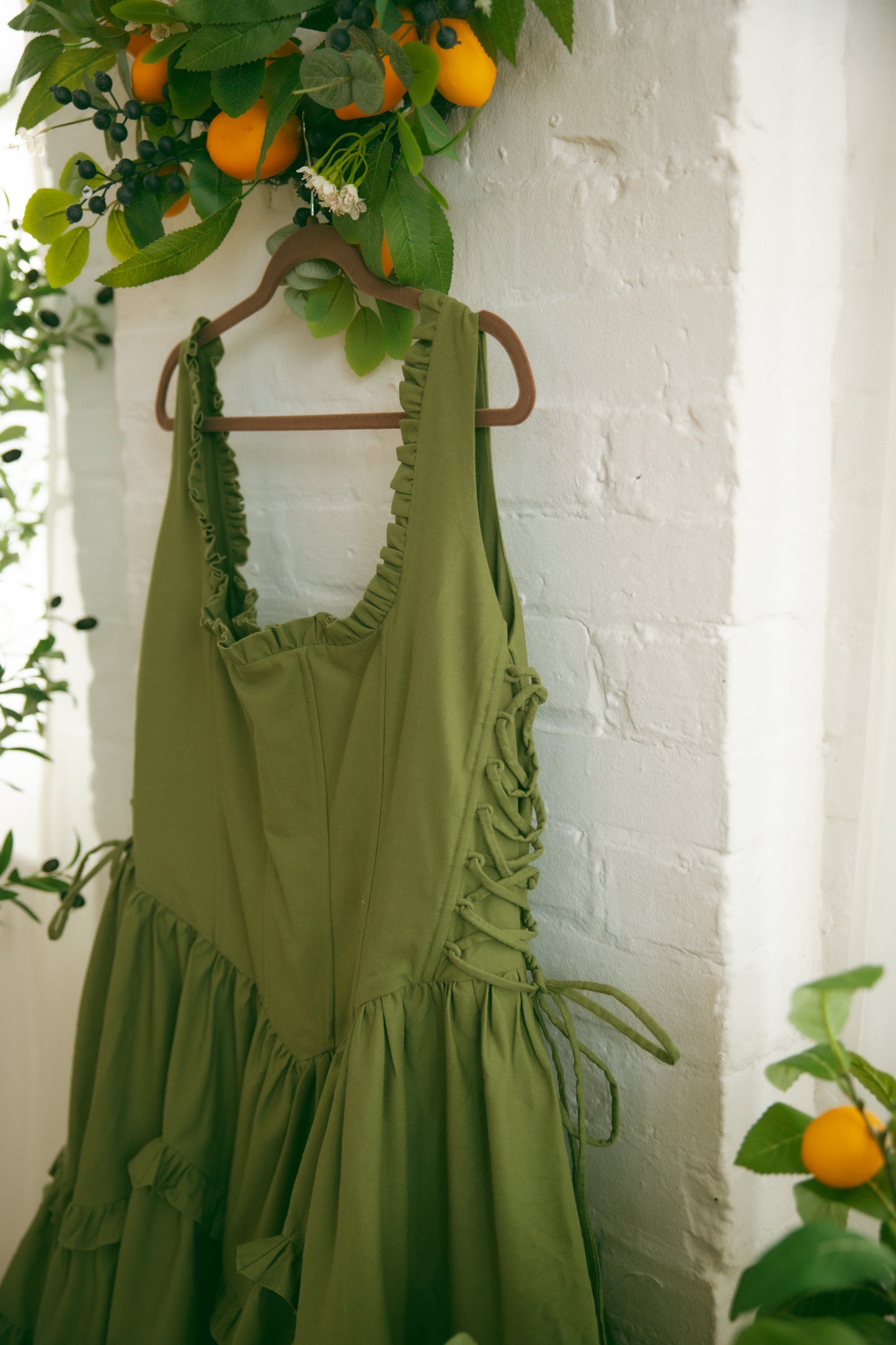 Pre-Order - Olive Carmilla Mini Dress