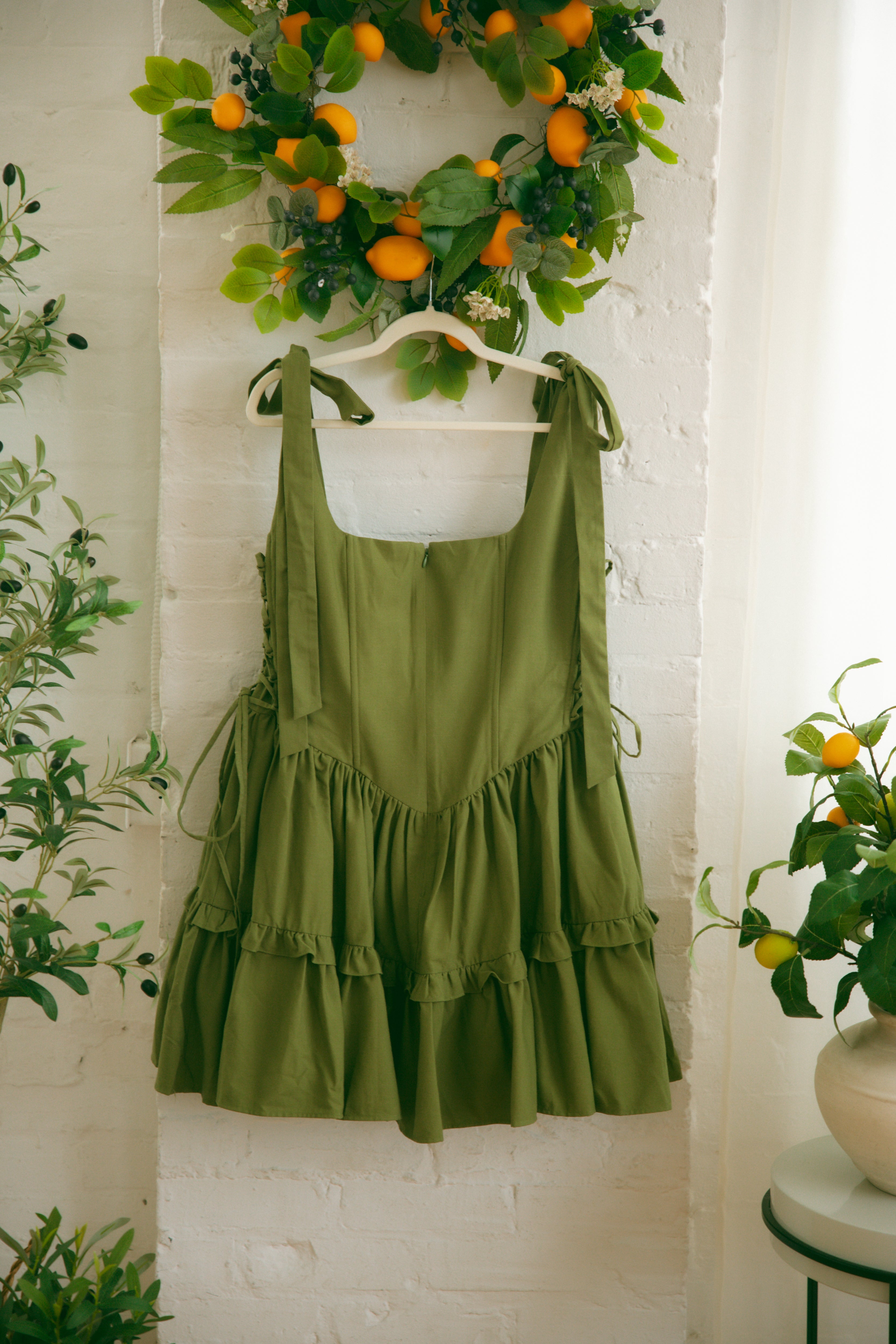 Pre-Order - Olive Diana Mini Dress – Valkyrie Custom Wear
