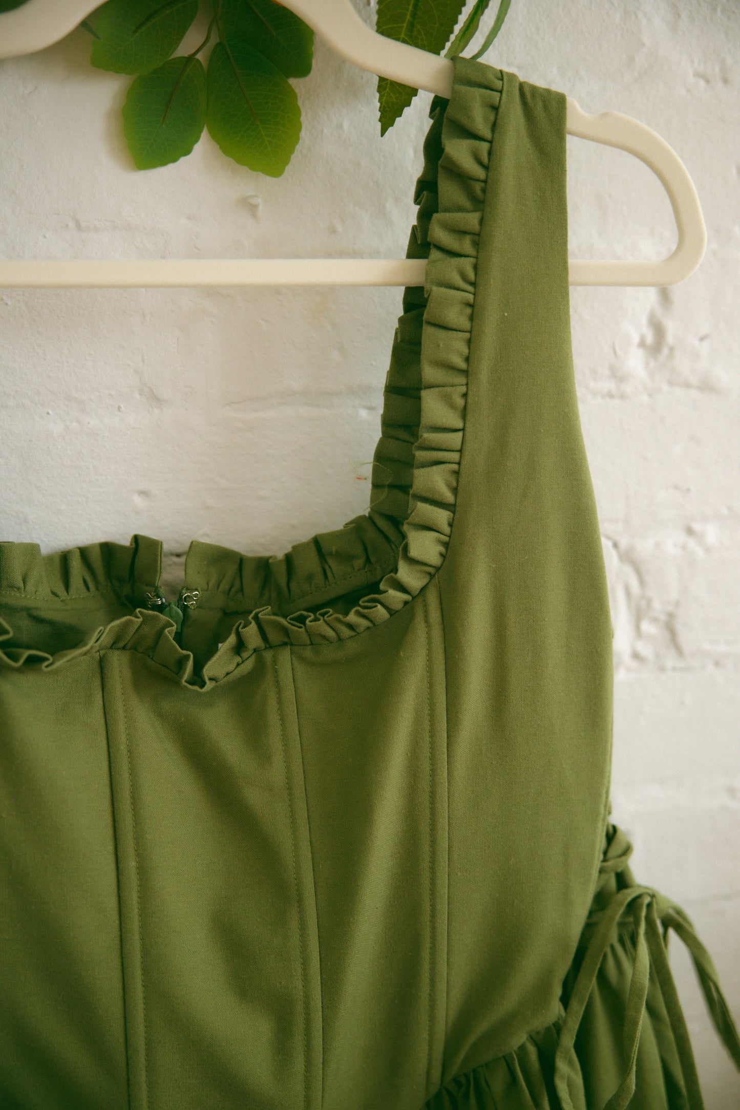 Pre-Order - Olive Carmilla Dress