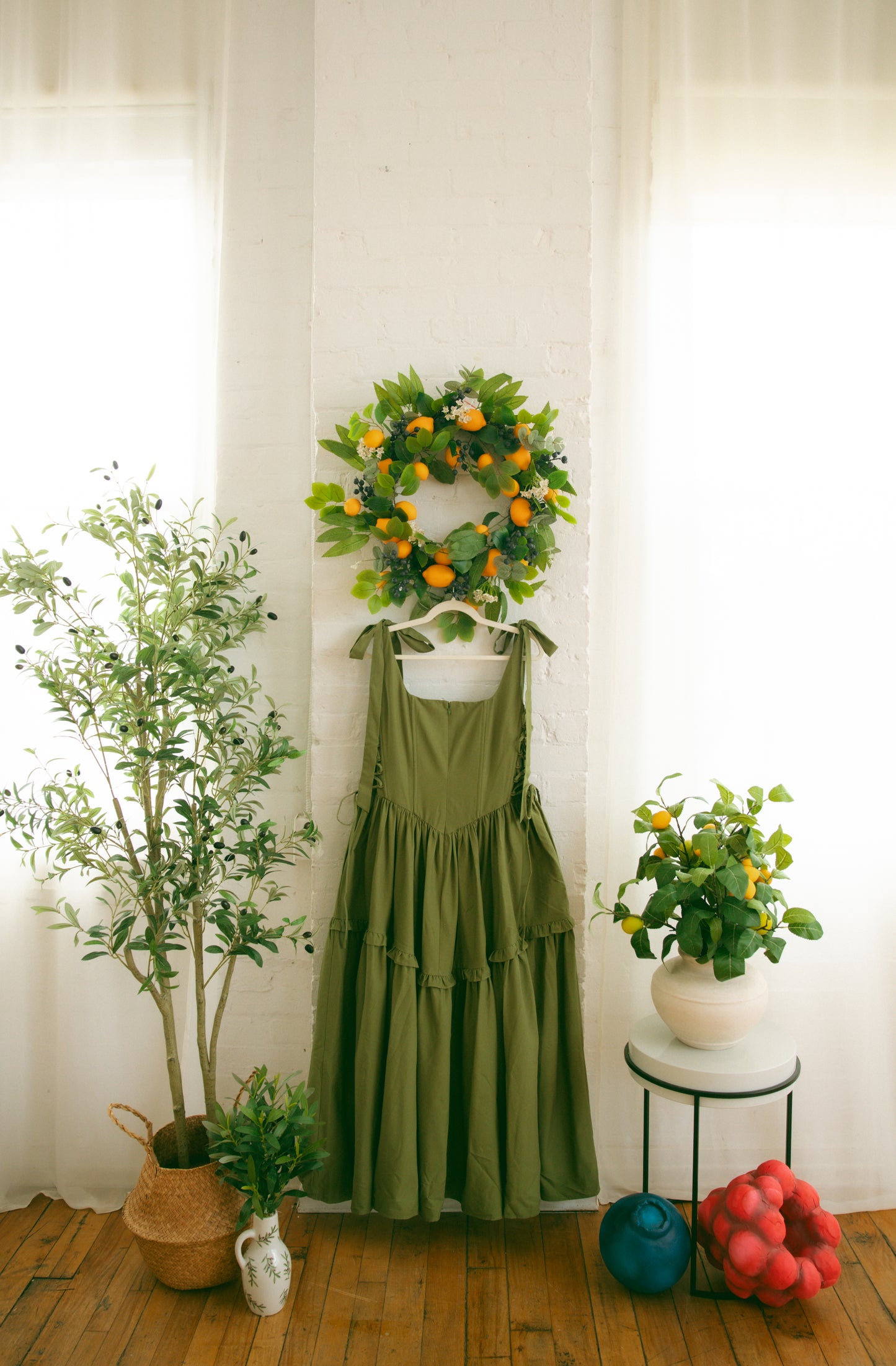 Pre-Order - Olive Diana Dress