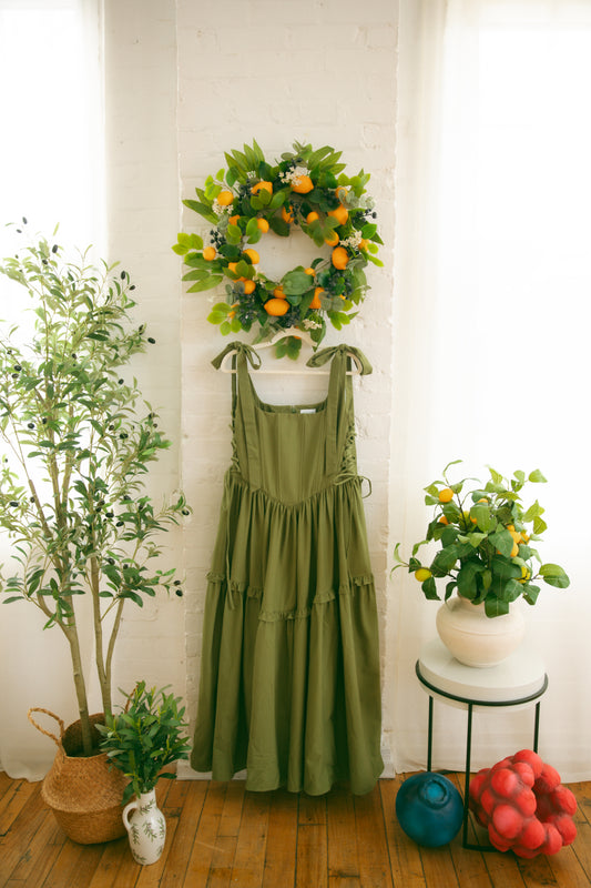 Pre-Order - Olive Diana Dress
