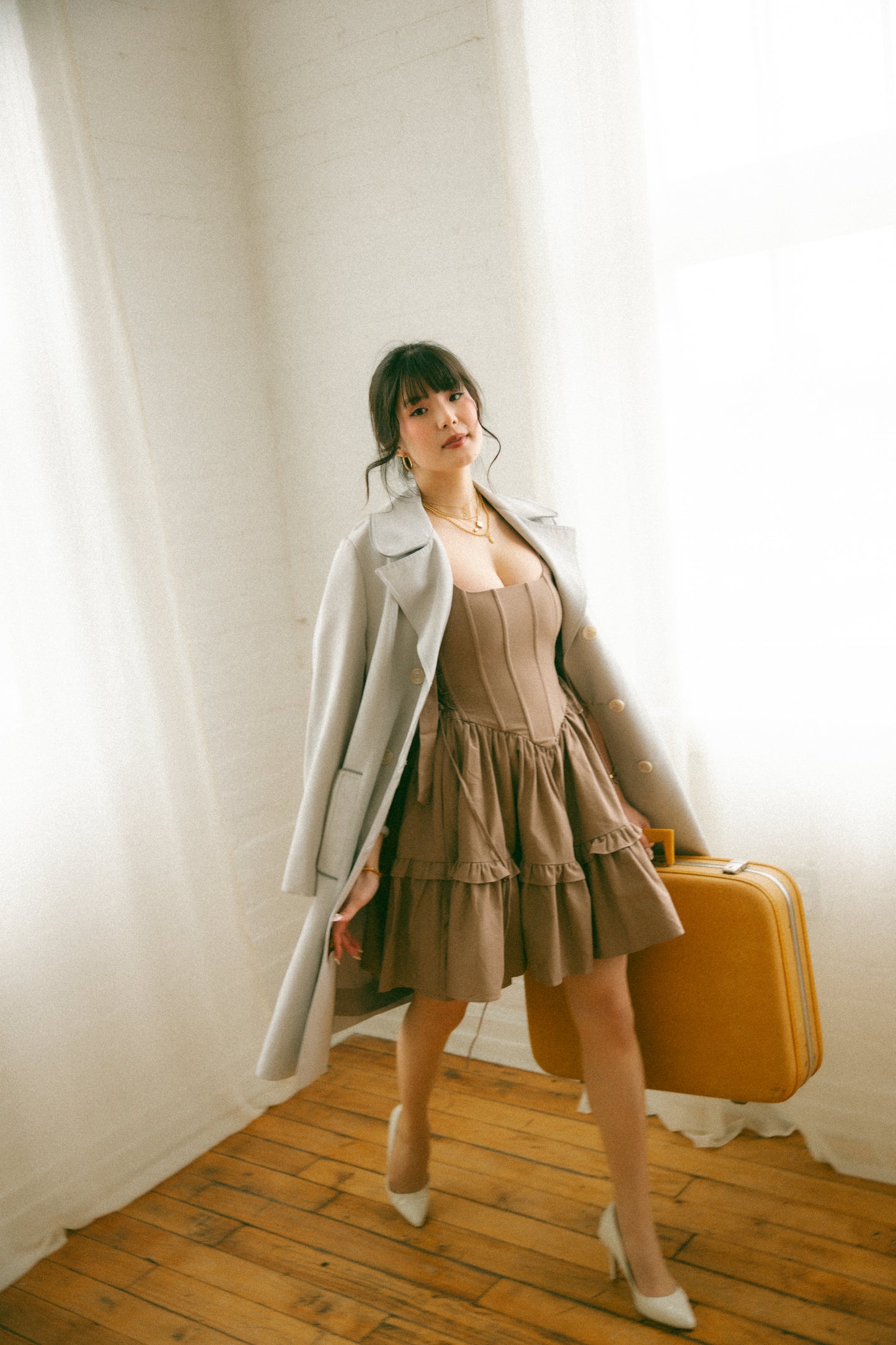 Pre-Order - Oak Diana Mini Dress