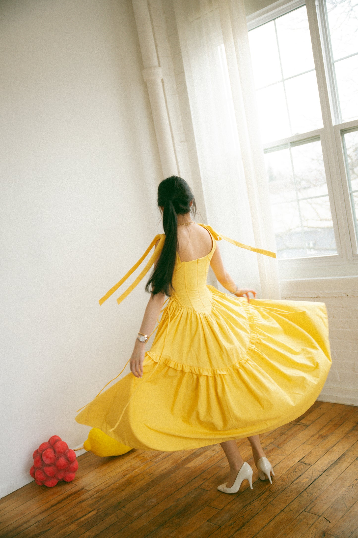Pre-Order - Lemon Diana Dress