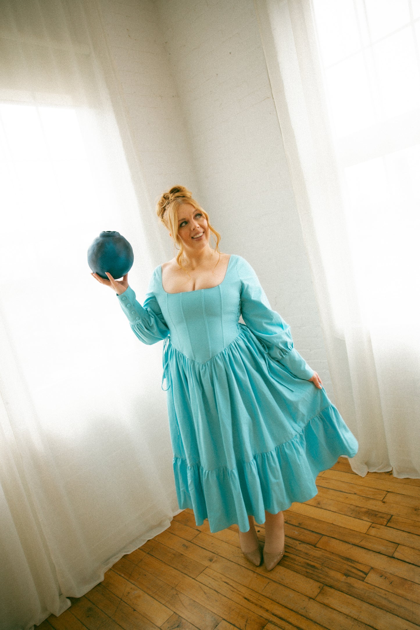 Pre-Order - Blueberry Edith Dress