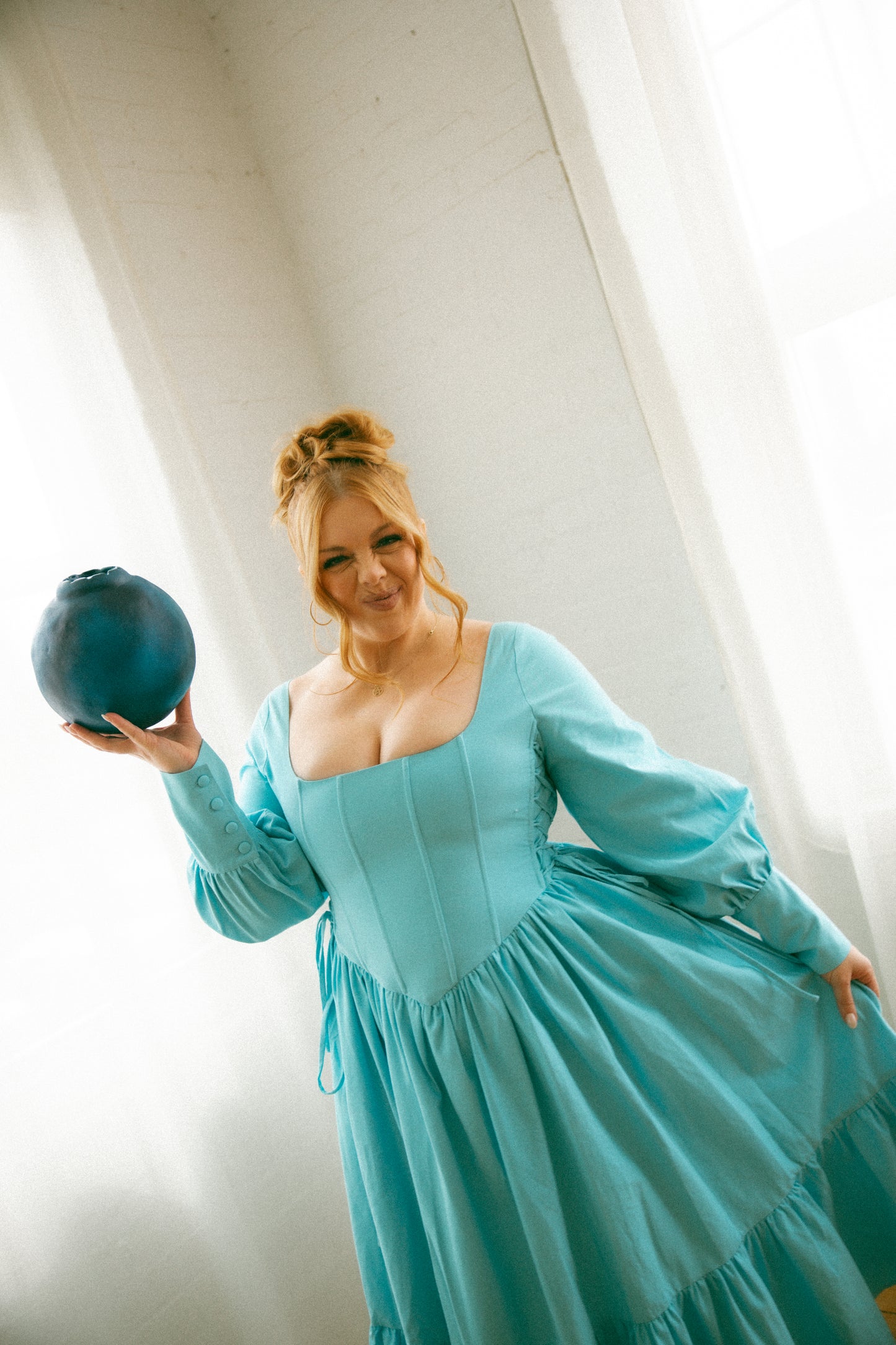 Pre-Order - Blueberry Edith Dress