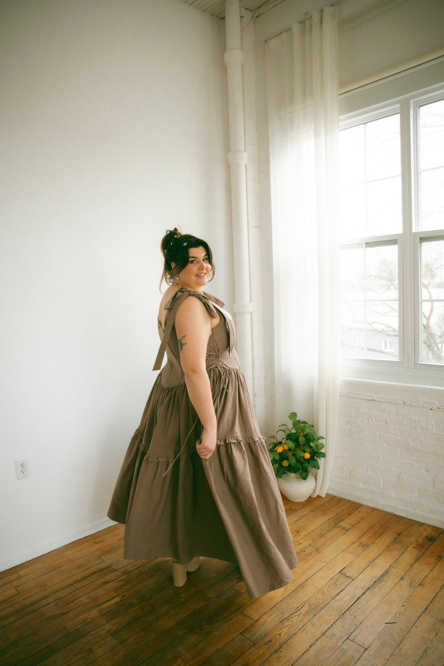 Pre-Order - Oak Diana Dress