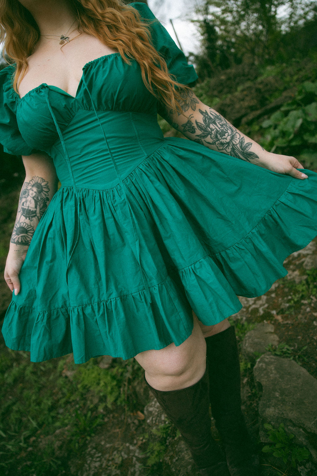Eira Short Sleeve Teal Mini - July Pre-Order