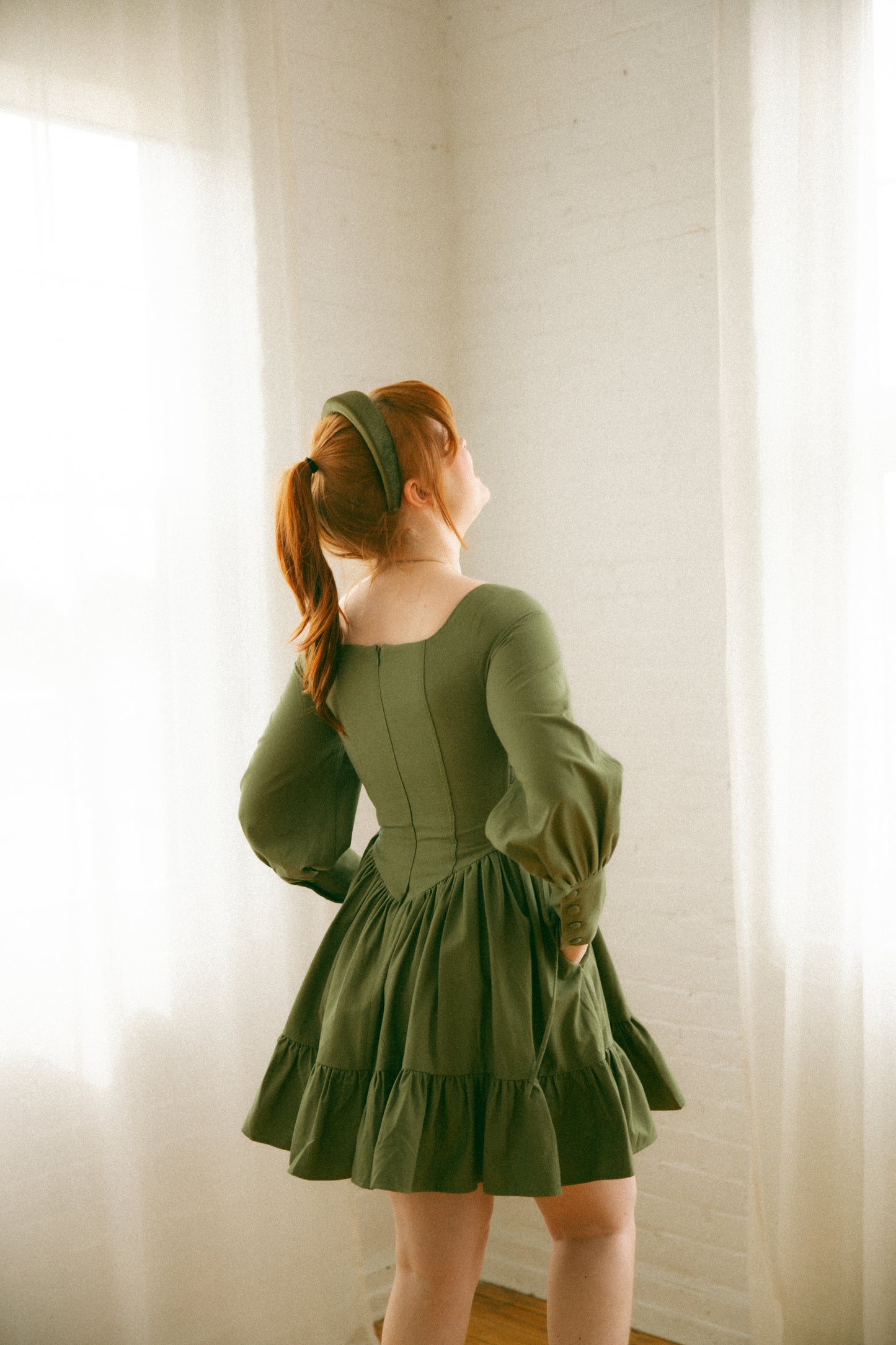 Pre-Order - Olive Edith Mini Dress