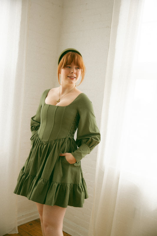 Olive Edith Mini Dress