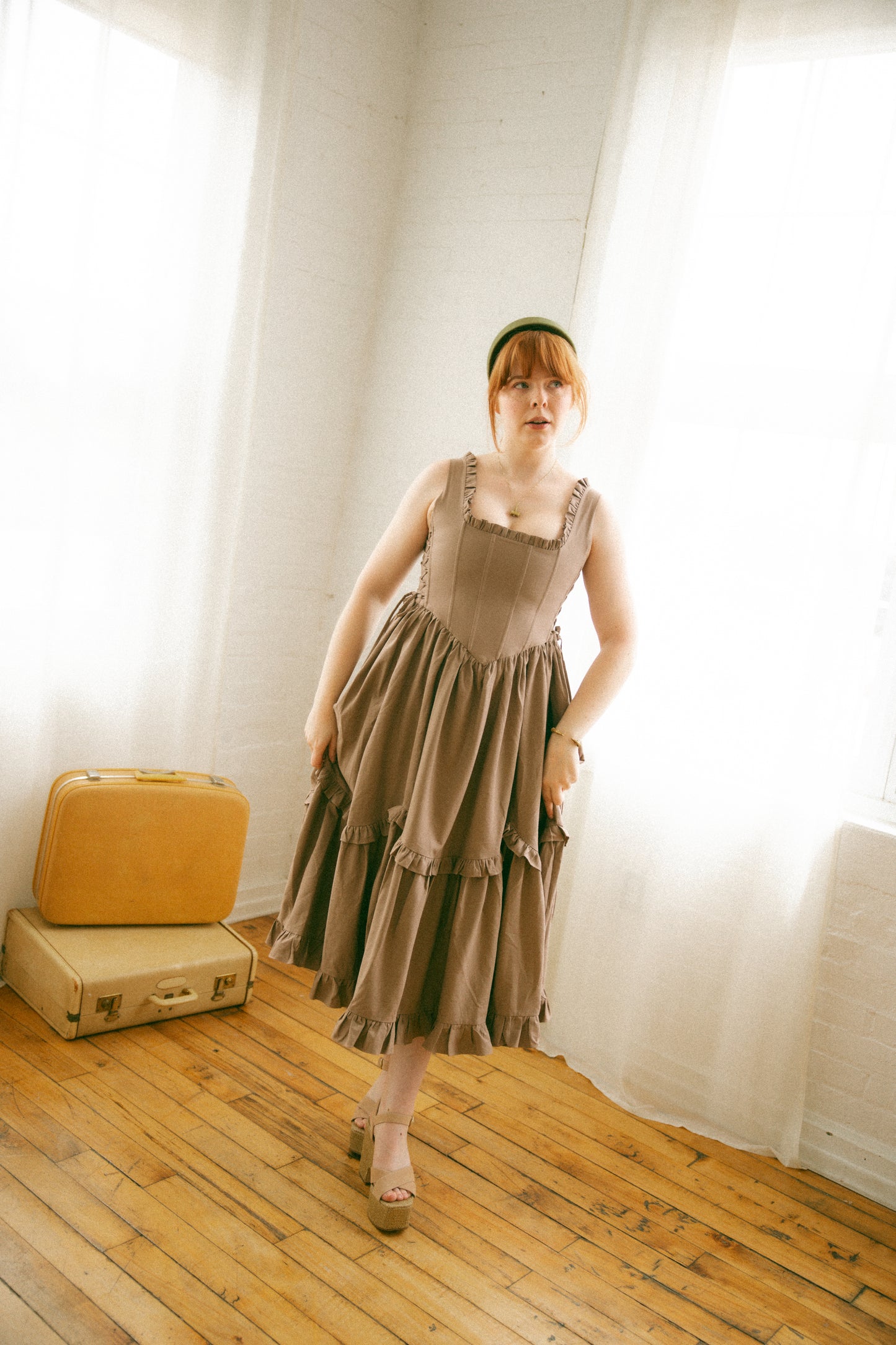 Pre-Order - Oak Carmilla Dress