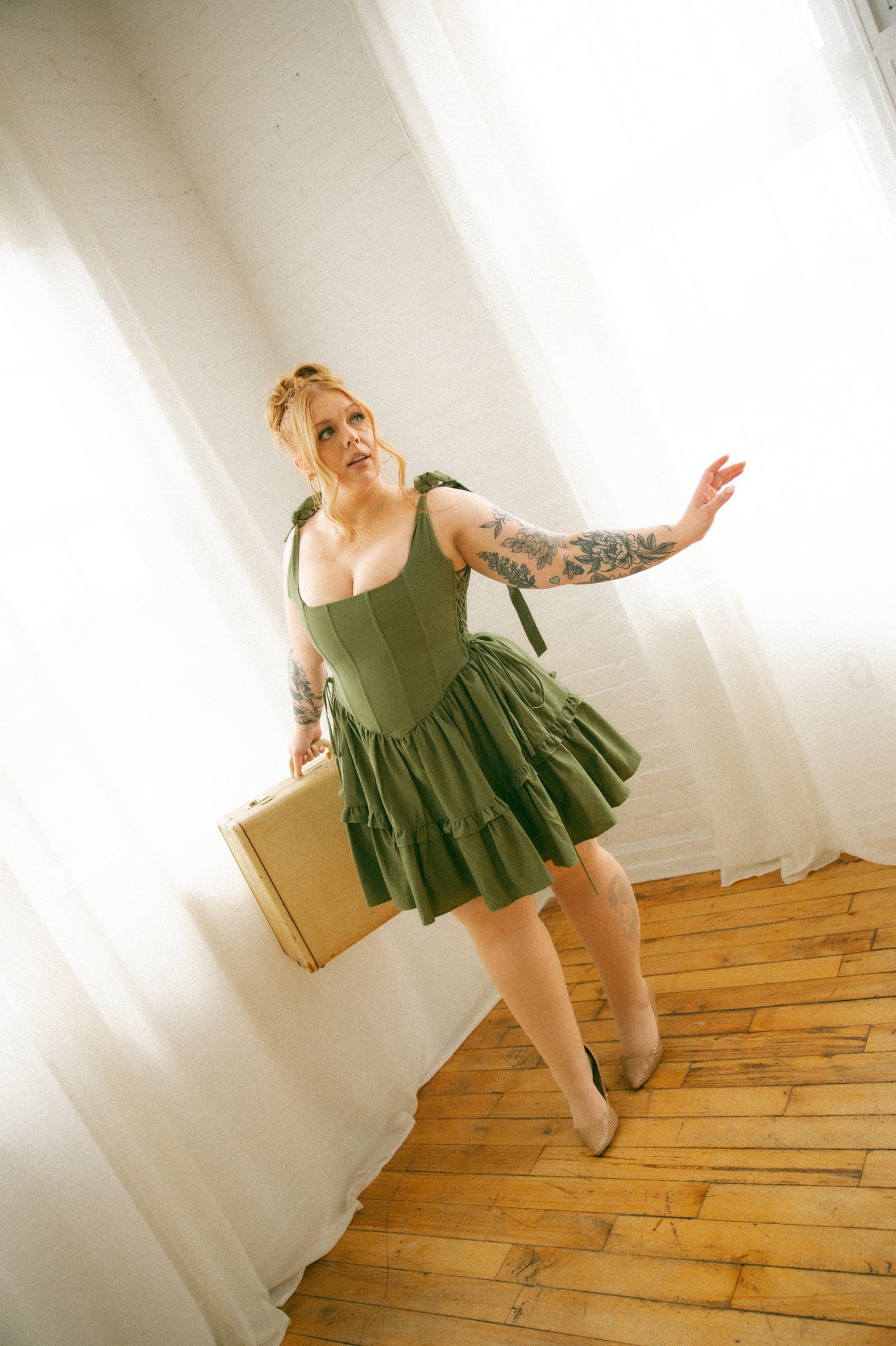 Olive Diana Mini Dress