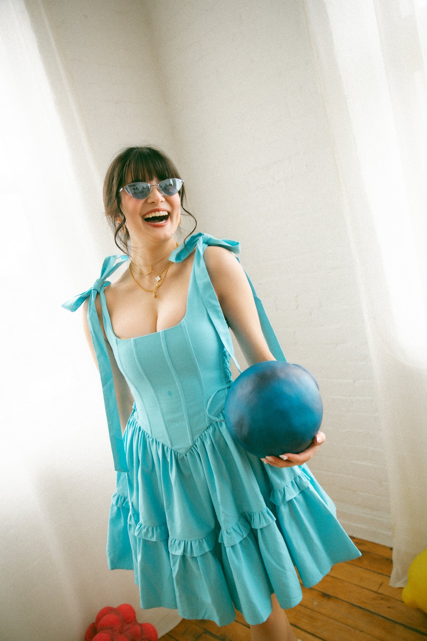 Pre-Order - Blueberry Diana Mini Dress