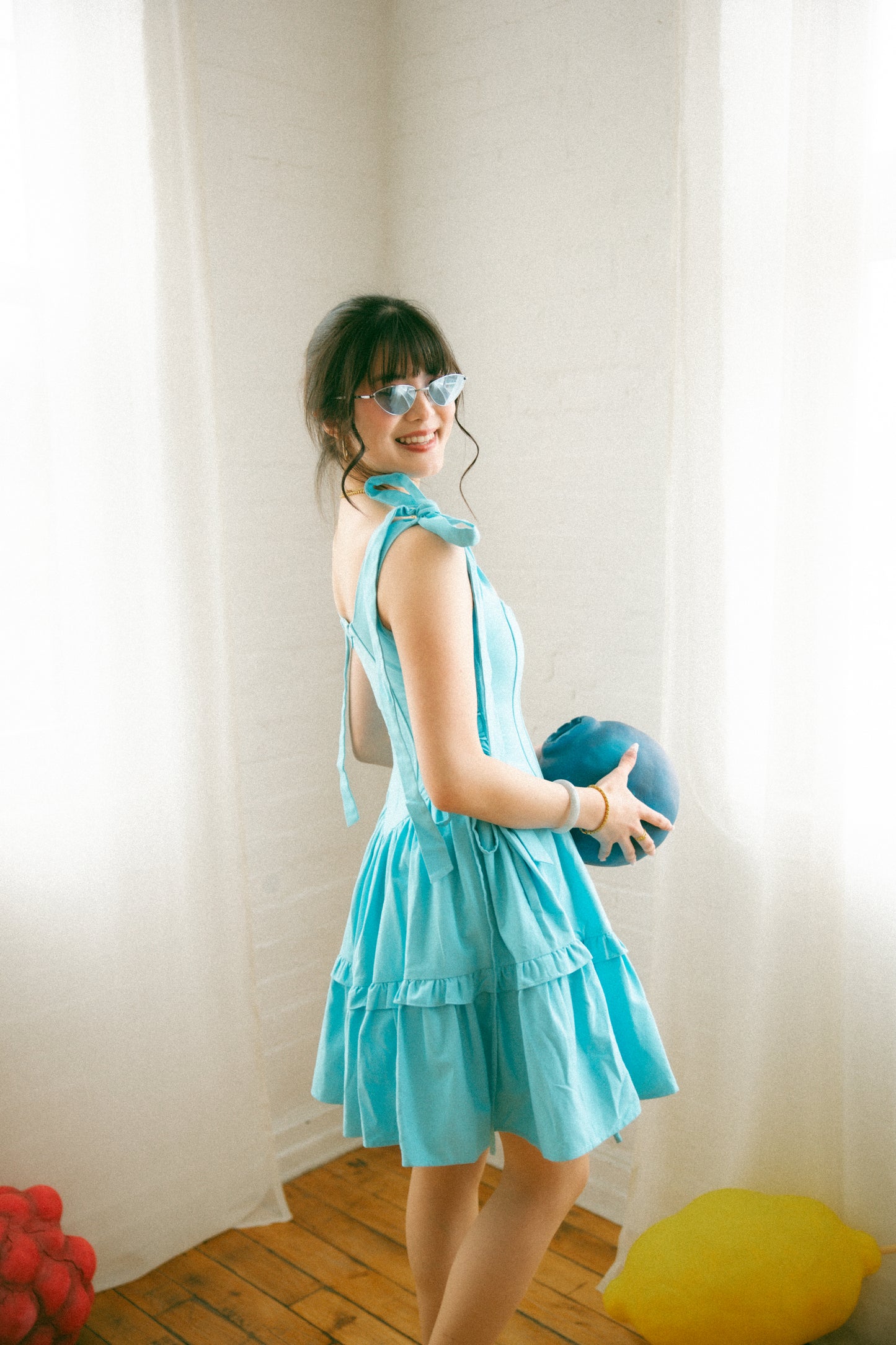 Pre-Order - Blueberry Diana Mini Dress