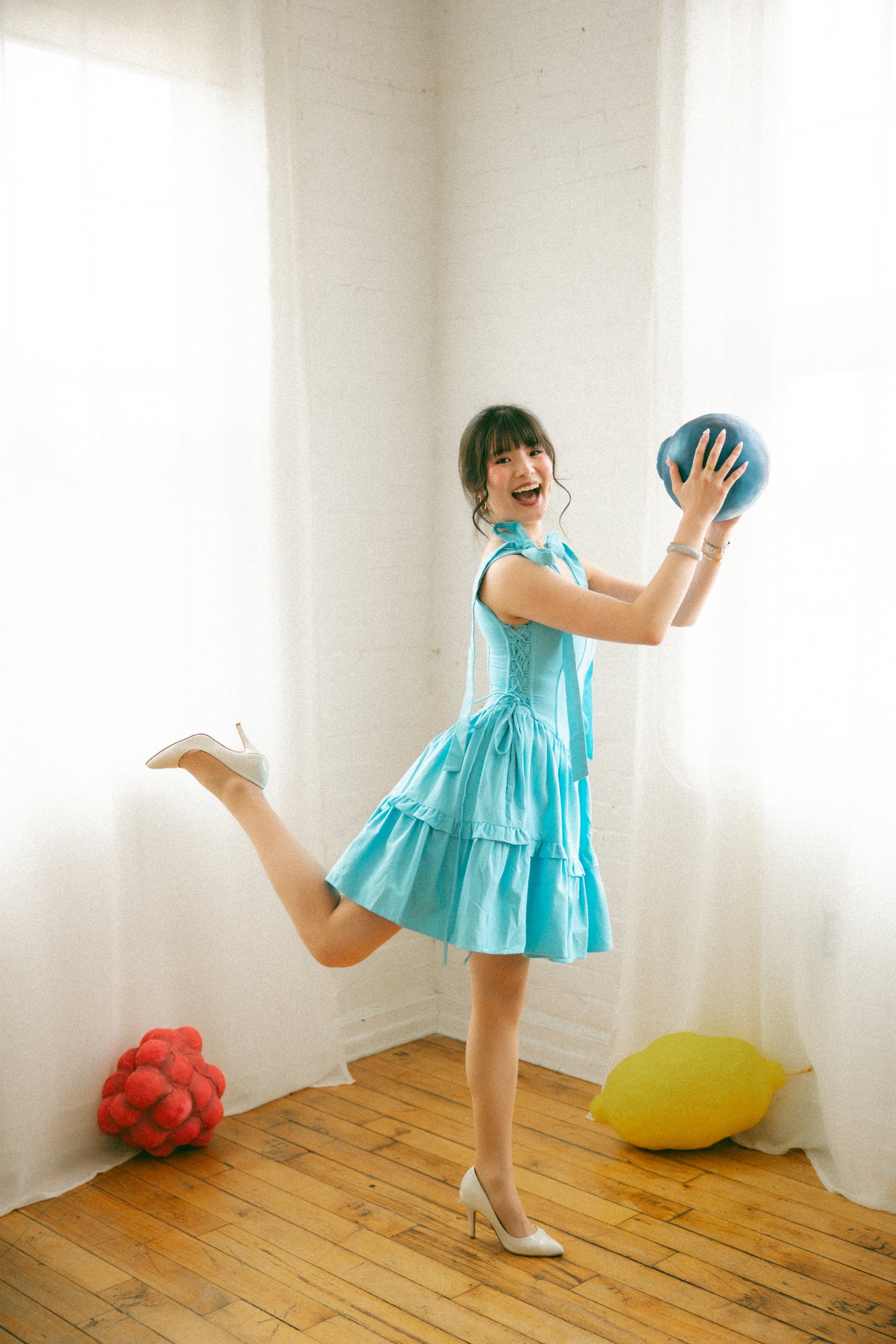 Pre-Order - Blueberry Diana Mini Dress
