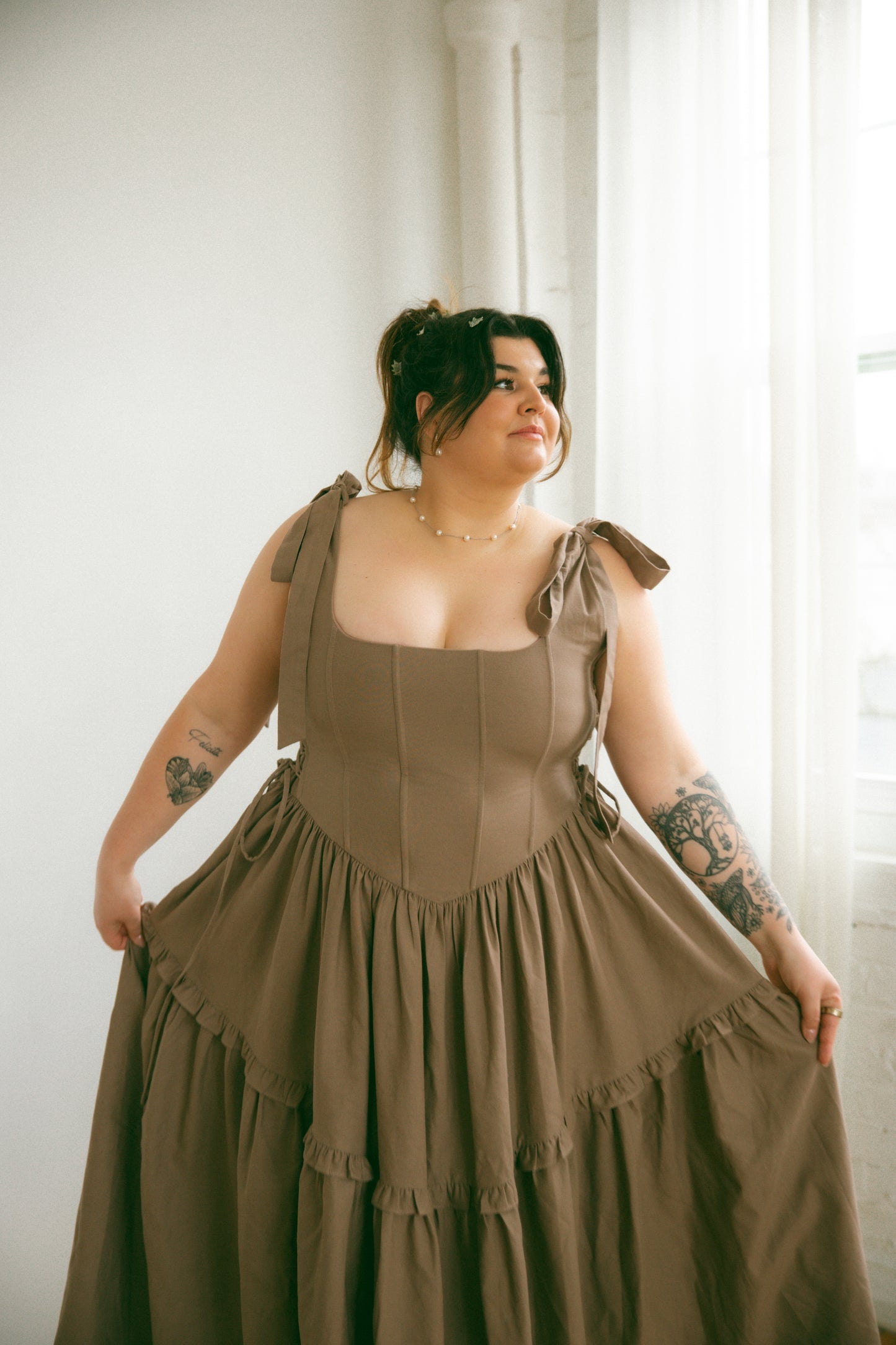 Pre-Order - Oak Diana Dress