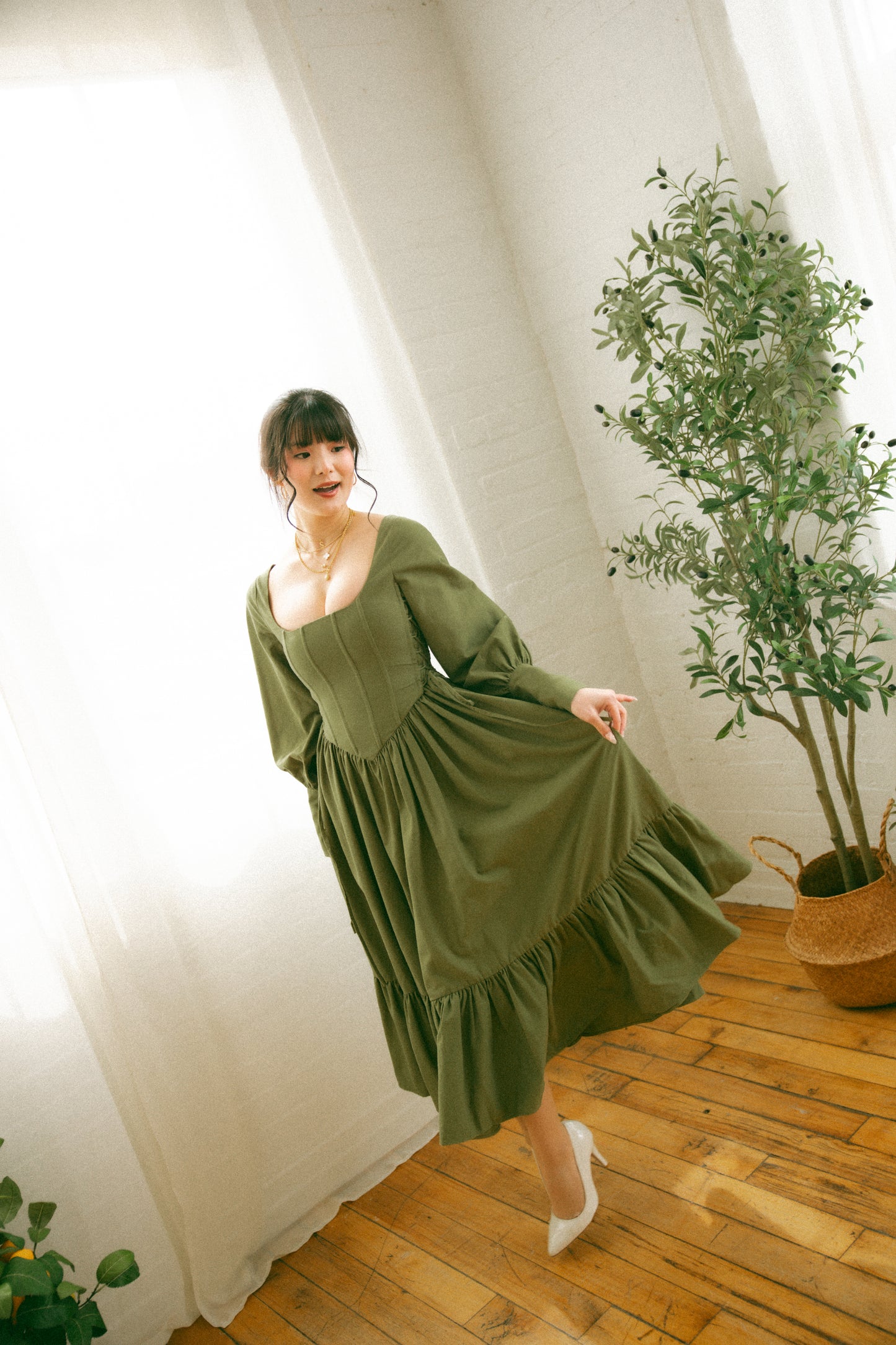 Pre-Order - Olive Edith Dress