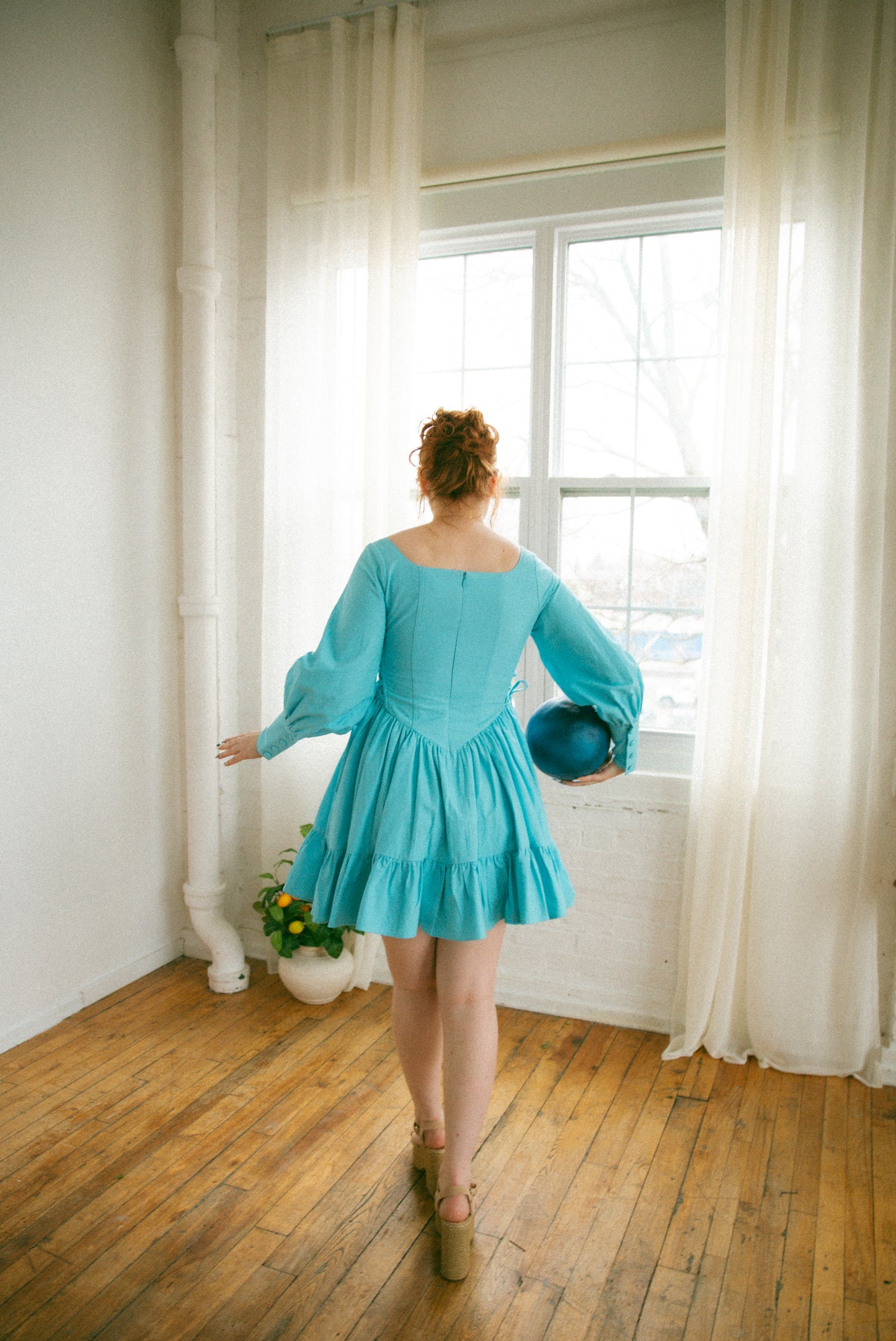 Pre-Order - Blueberry Edith Mini Dress
