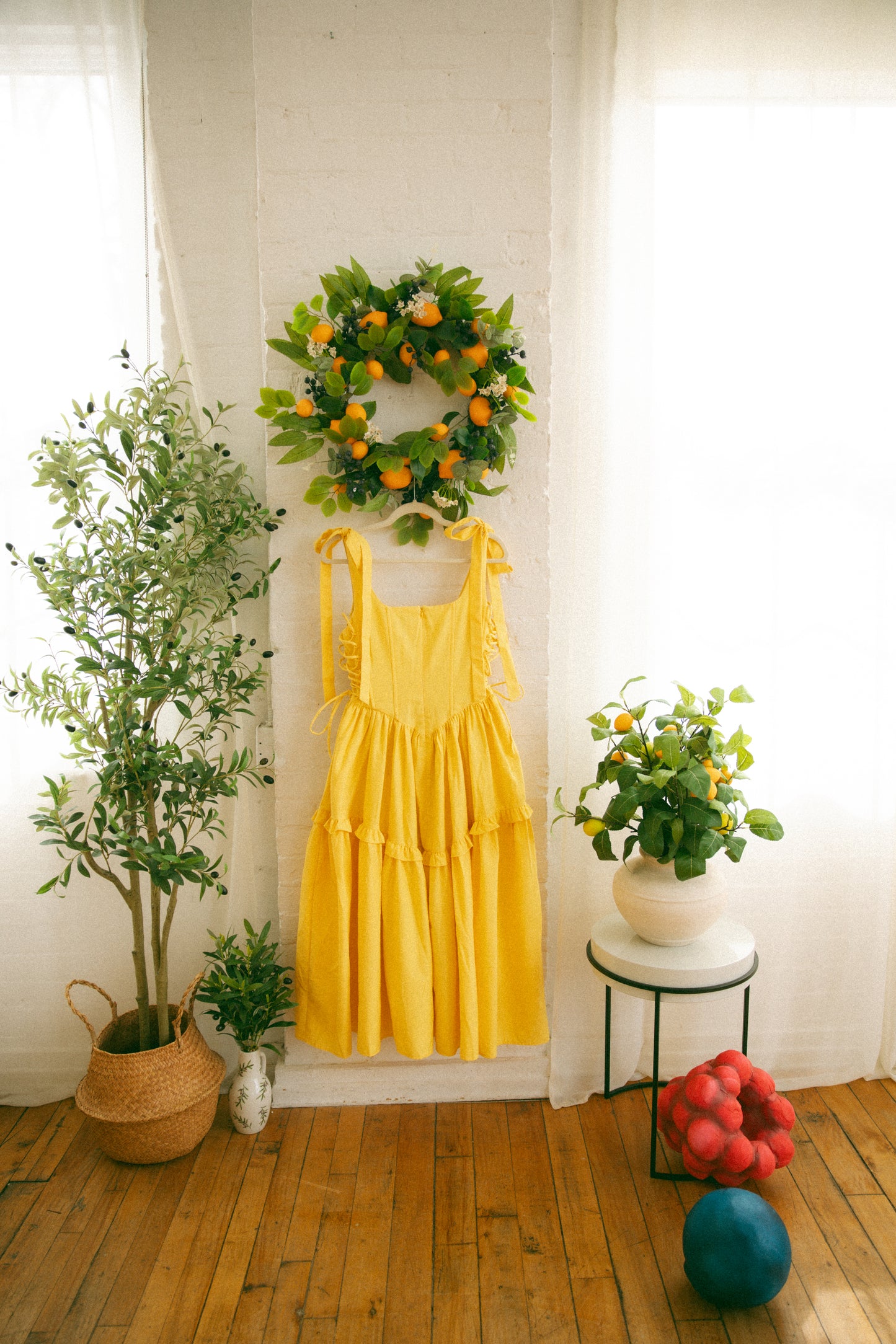Pre-Order - Lemon Diana Dress
