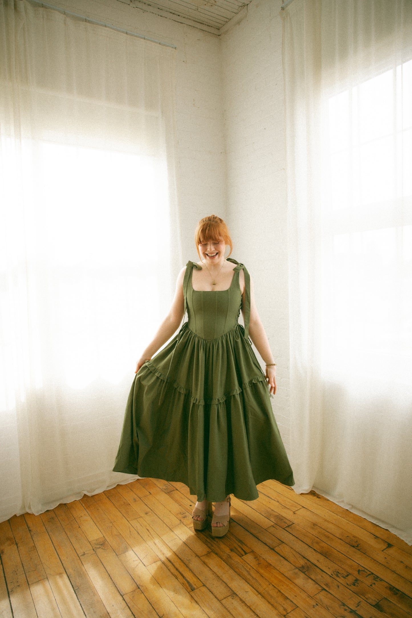 Pre-Order - Olive Diana Dress