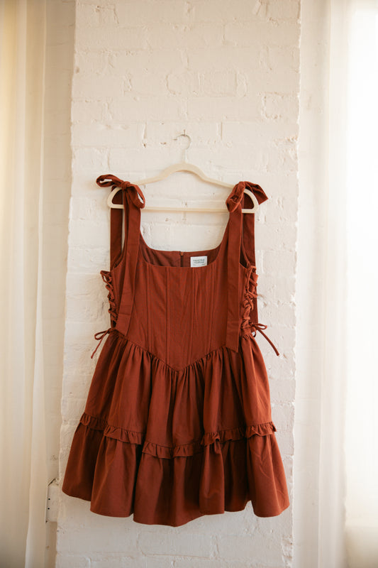 Cinnamon Diana Mini Dress - Autumn Whimsy