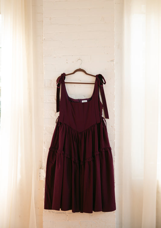 Plum Diana Dress - Autumn Whimsy