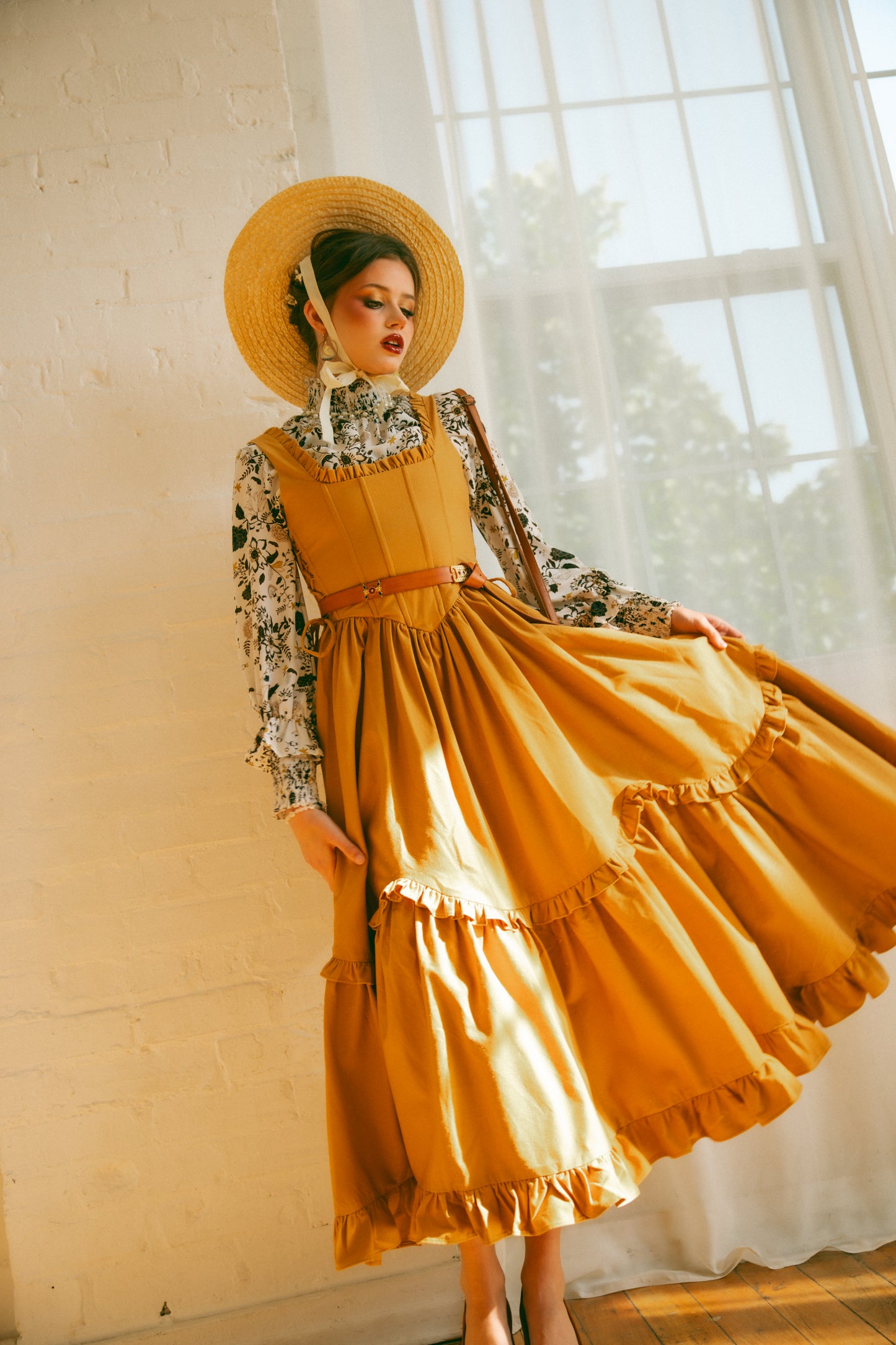 Goldenrod Carmilla Dress - Autumn Whimsy - Final Sale
