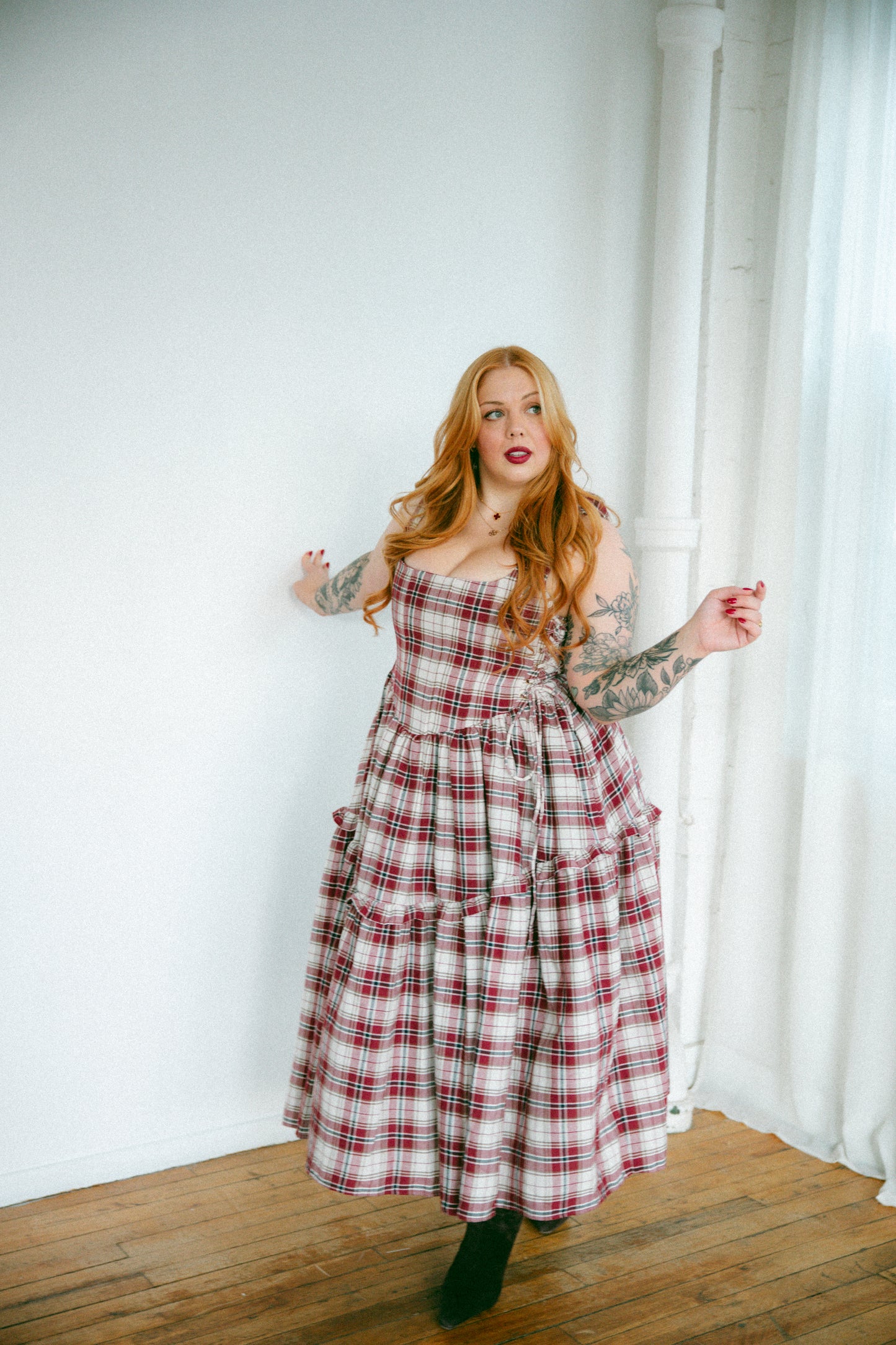 Winterberry Plaid Diana Dress - Holiday Limited Pre-Order