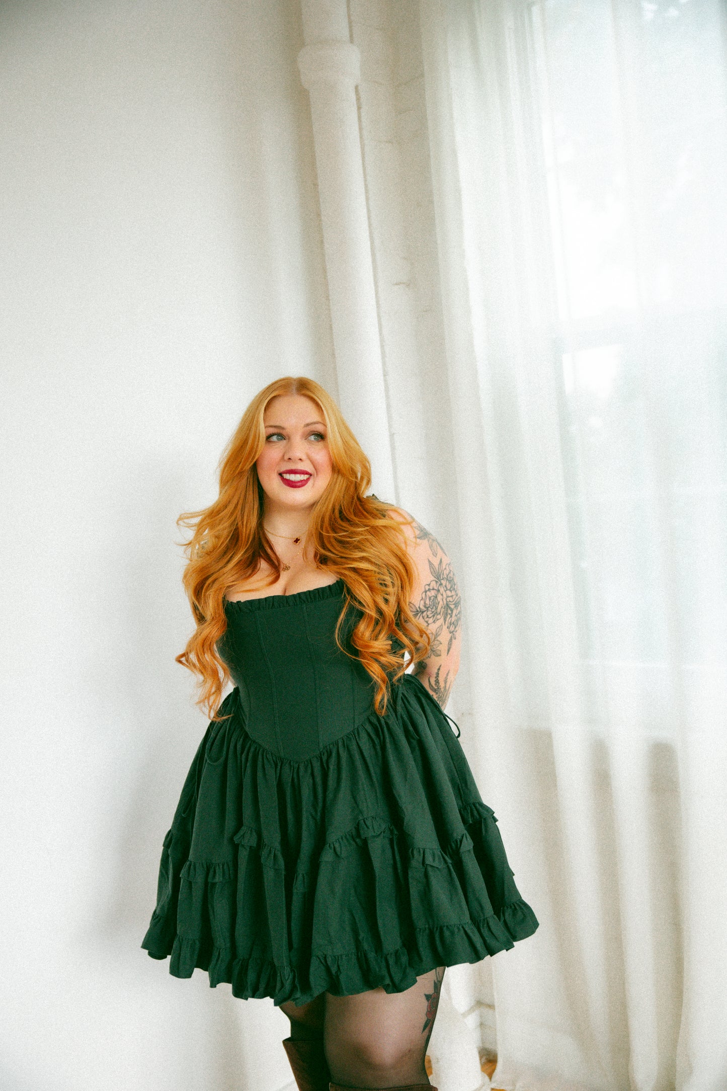 Evergreen Carmilla Mini Dress - Holiday Limited Pre-Order