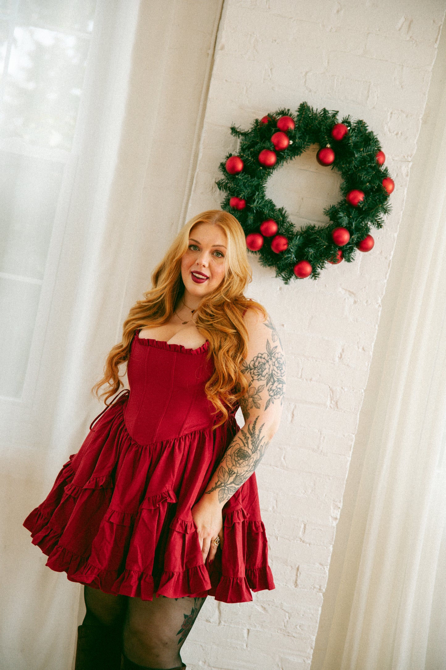 Holly Berry Carmilla Mini Dress - Holiday Limited Pre-Order