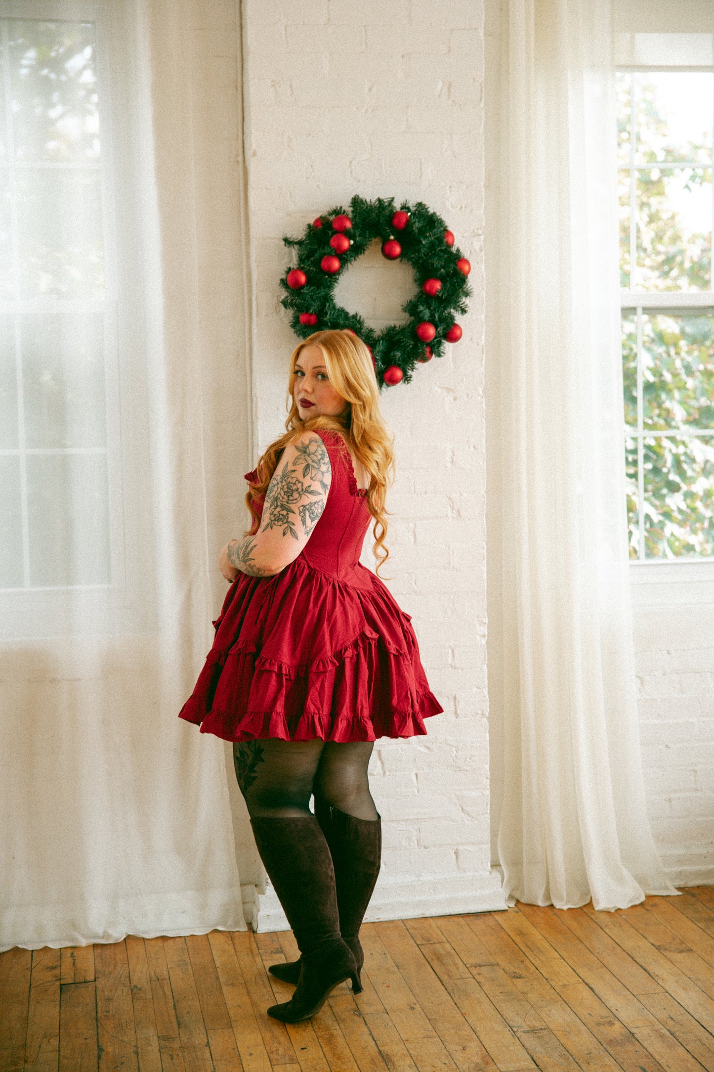 Holly Berry Carmilla Mini Dress - Holiday Limited Pre-Order