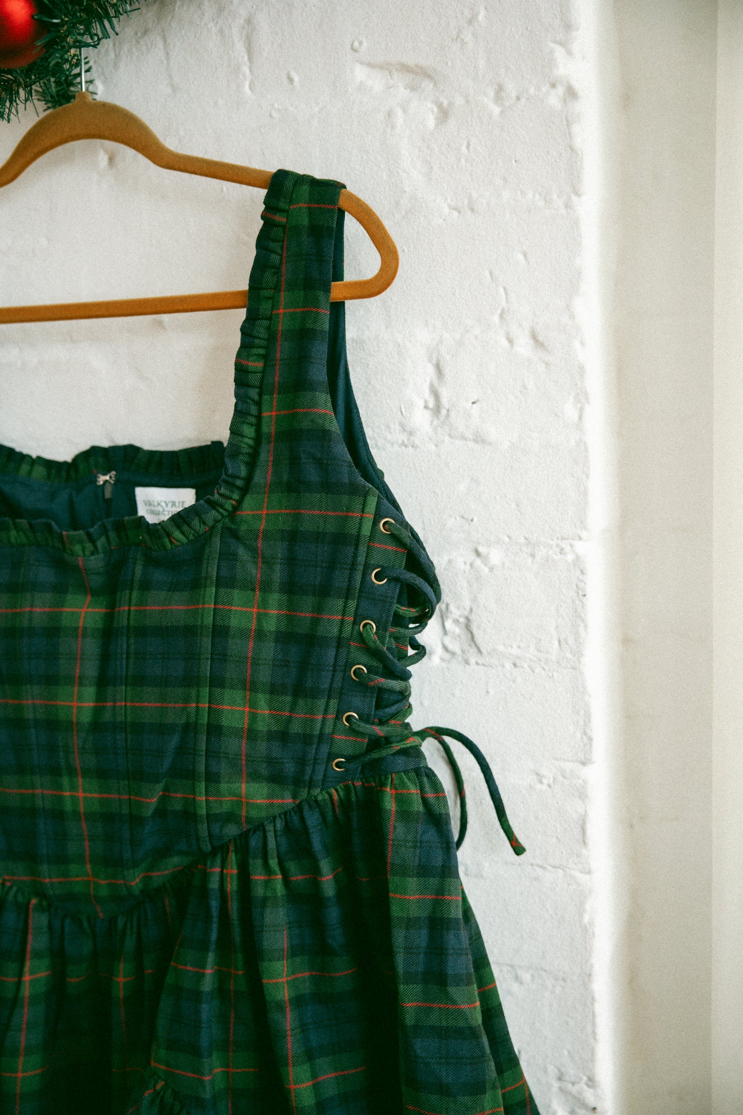 Atholl Plaid Carmilla Mini Dress - Holiday Limited Pre-Order