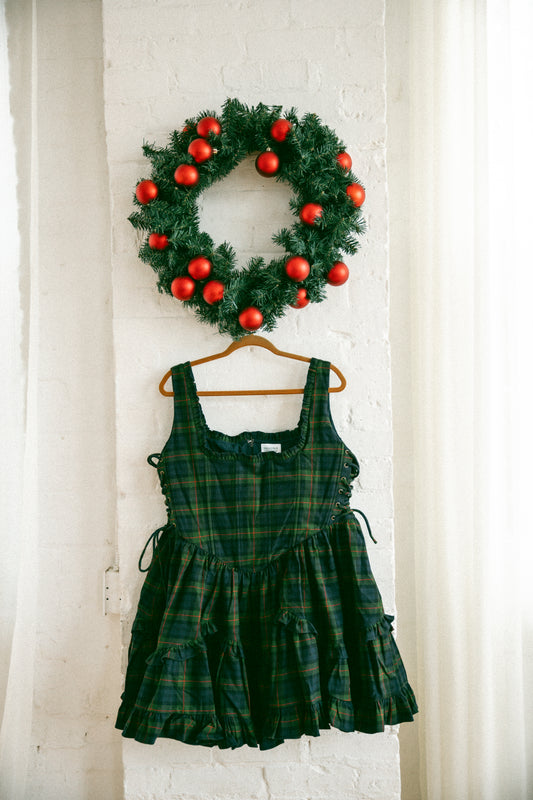 Atholl Plaid Carmilla Mini Dress - Holiday Limited Pre-Order