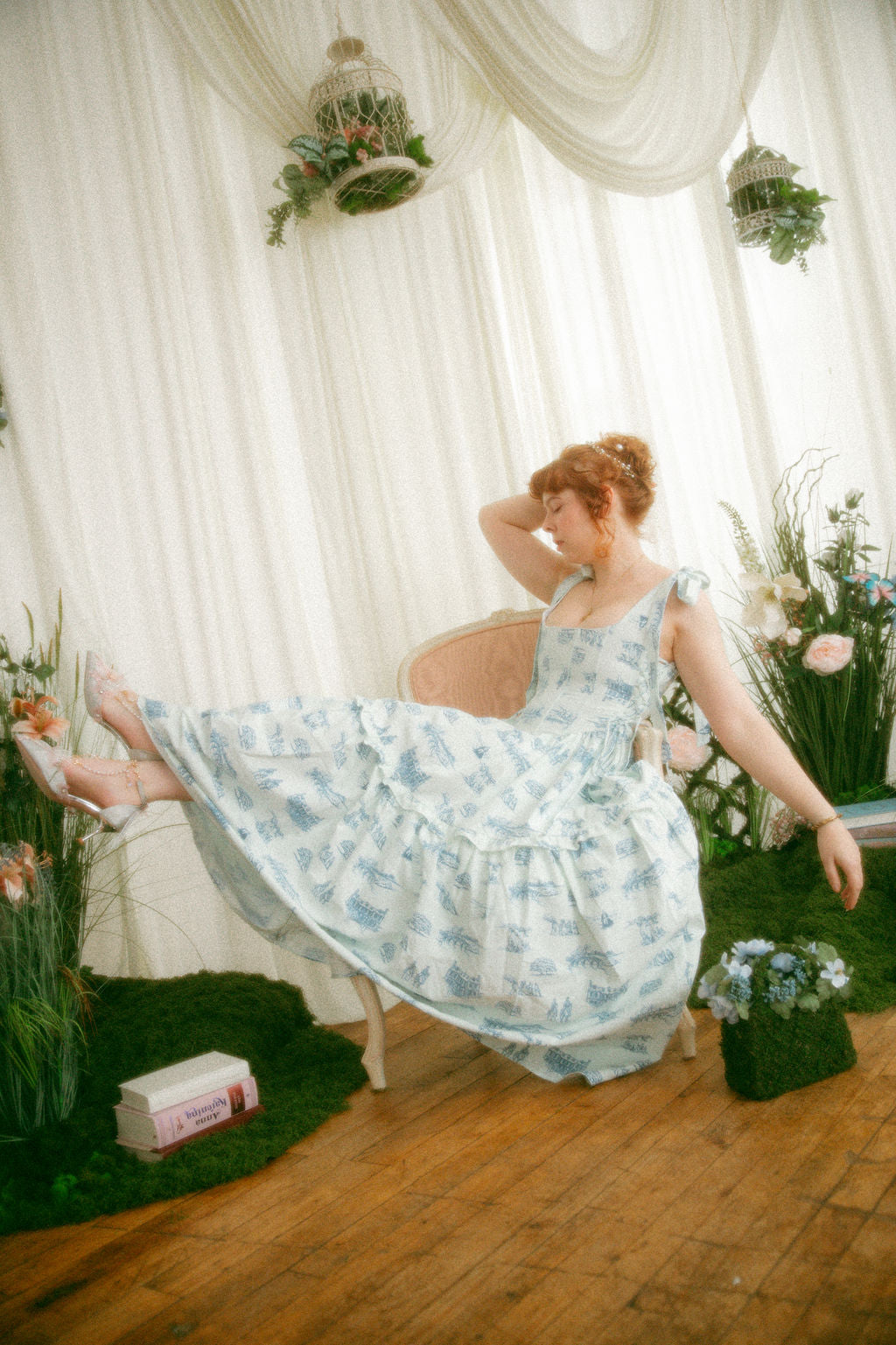 Final Sale - Toile Diana Dress - Pride & Prejudice Collection