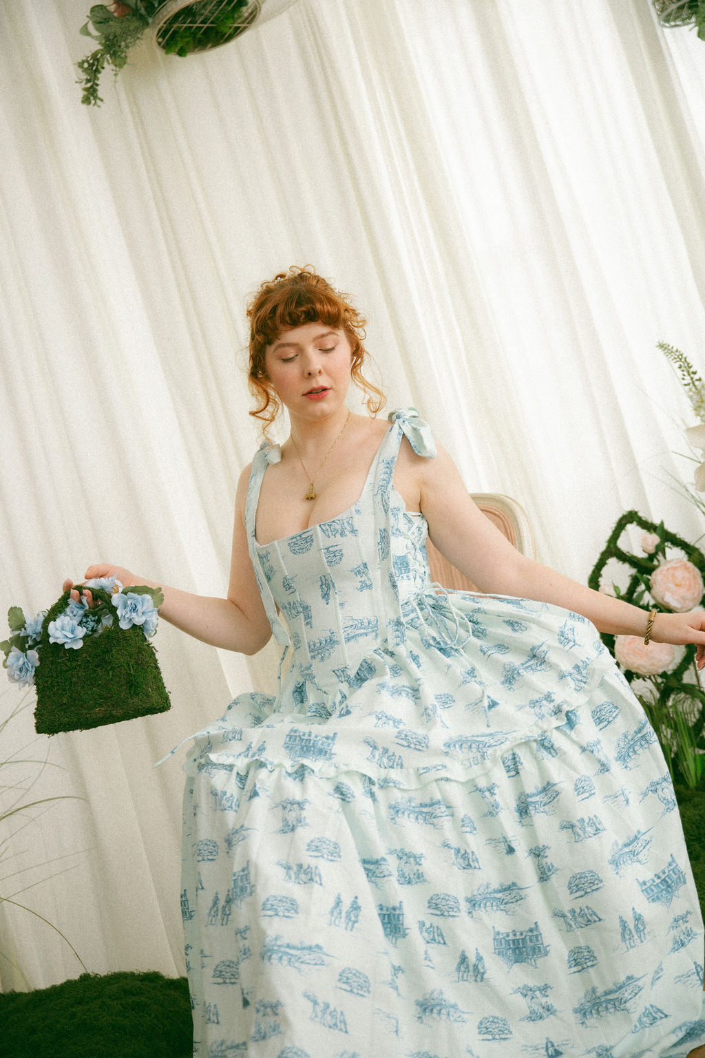 Final Sale - Toile Diana Dress - Pride & Prejudice Collection