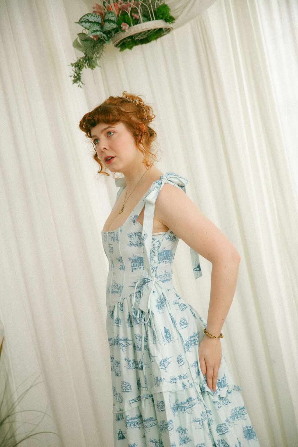 Final Sale - Toile Diana Dress - Pride & Prejudice Collection